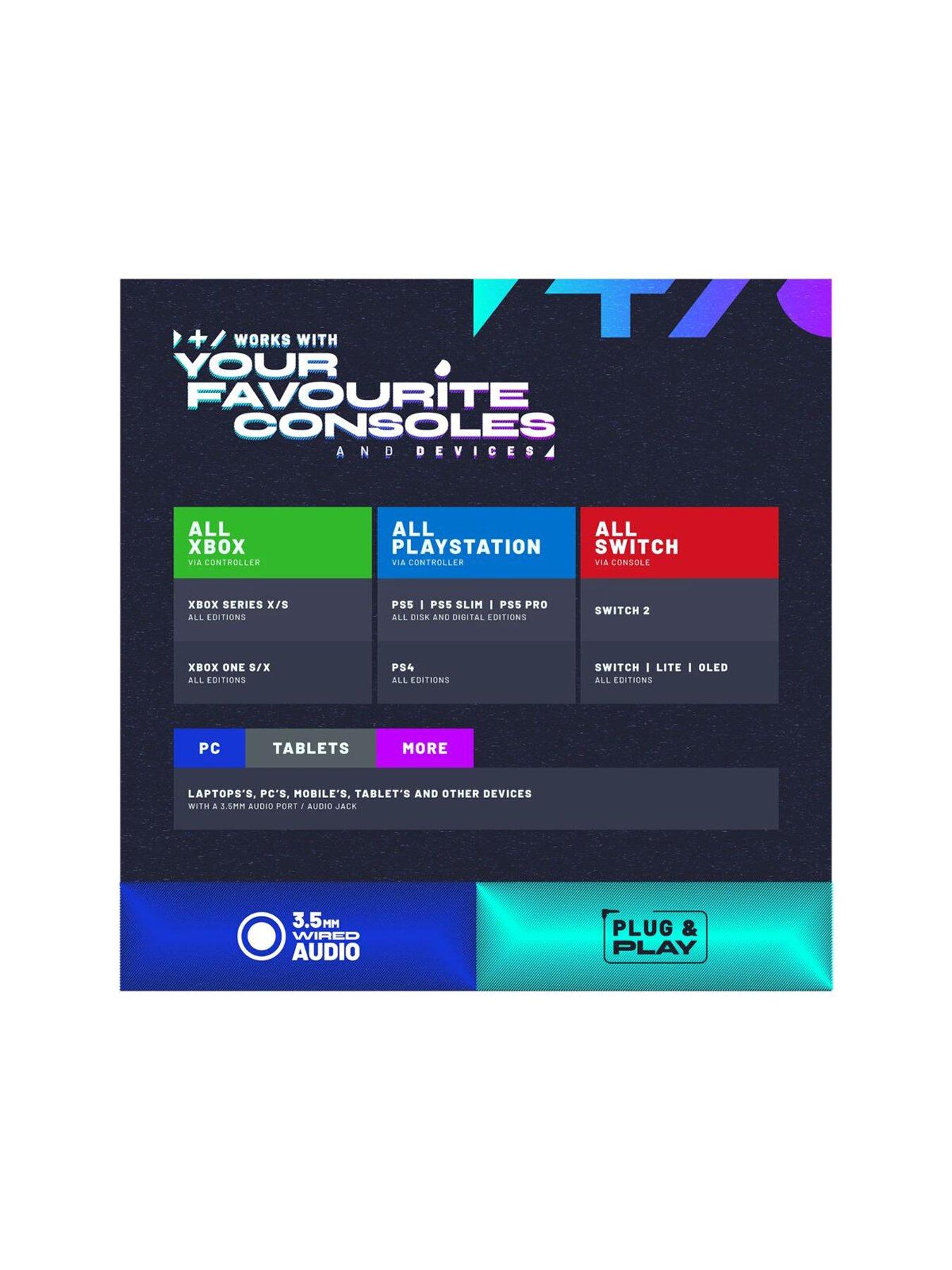 Image 5 of 6 of Stealth PANTHER Premium Gaming Headset for XBOX, PS4/PS5, Switch, PC - LED White