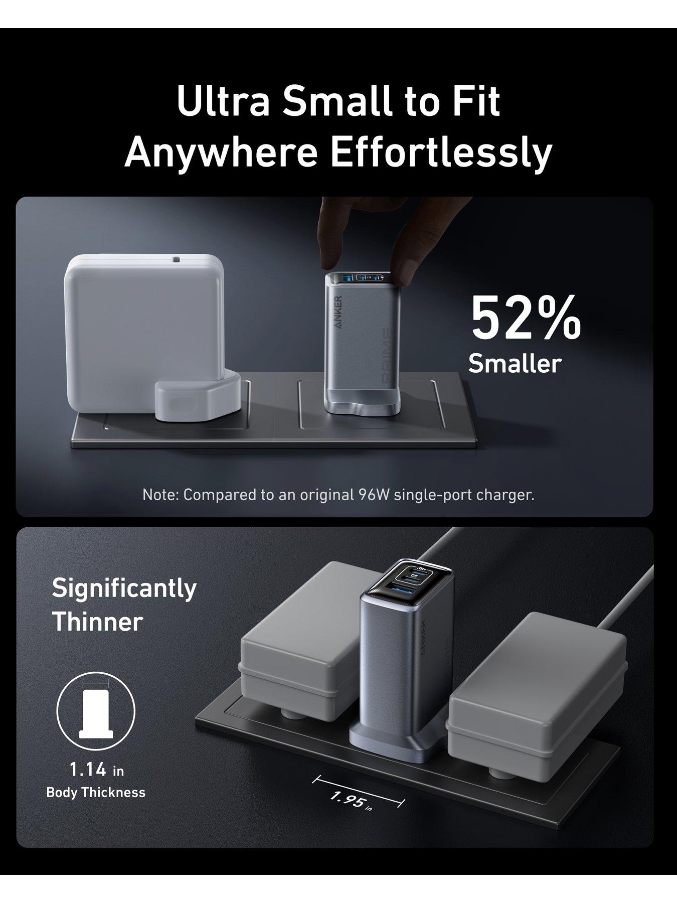 Image 4 of 6 of Anker Prime Charger (100W, 3 Ports, GaNPrime), Silver