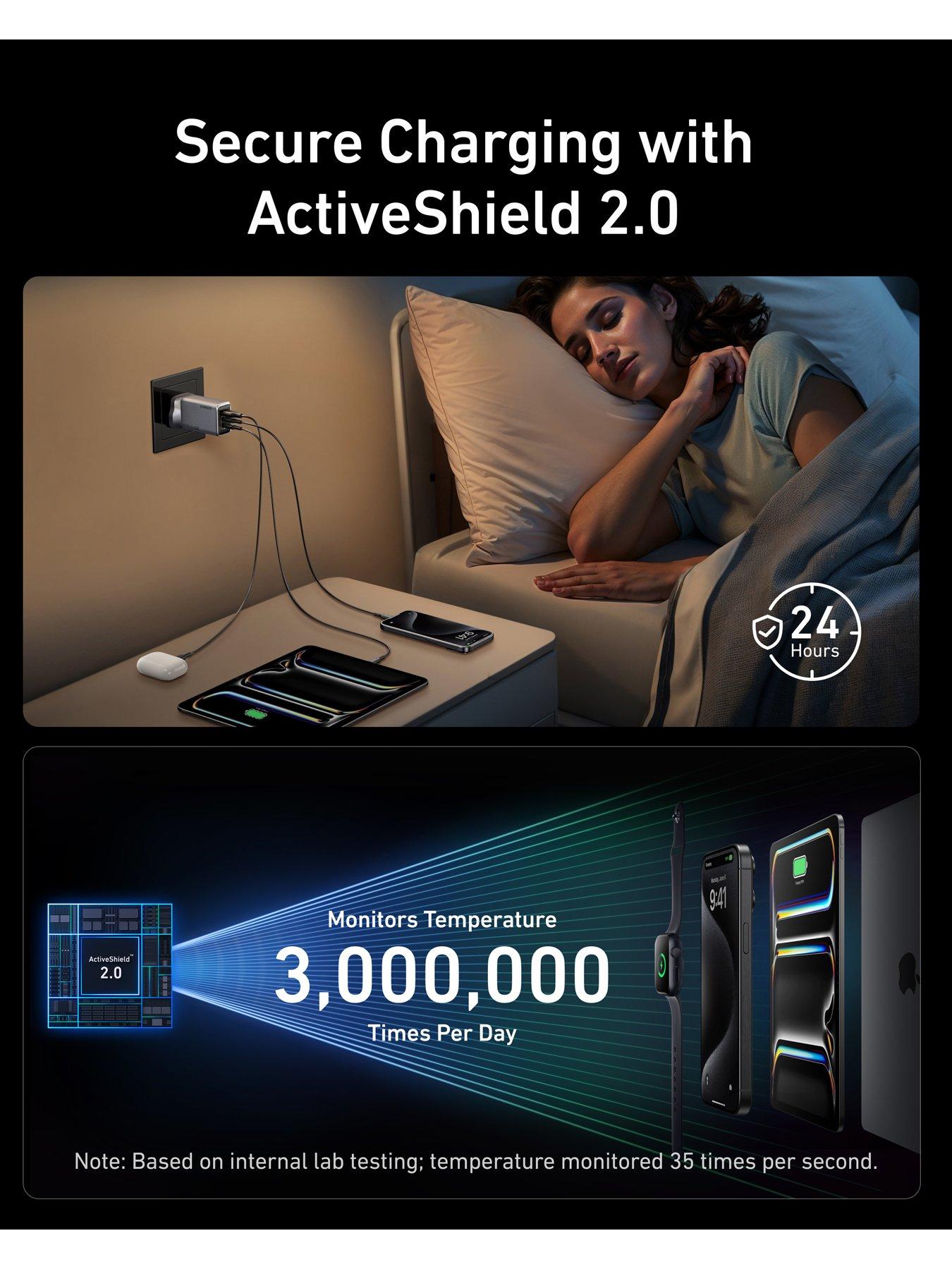  image of anker-prime-charger-100w-3-ports-ganprime-silver