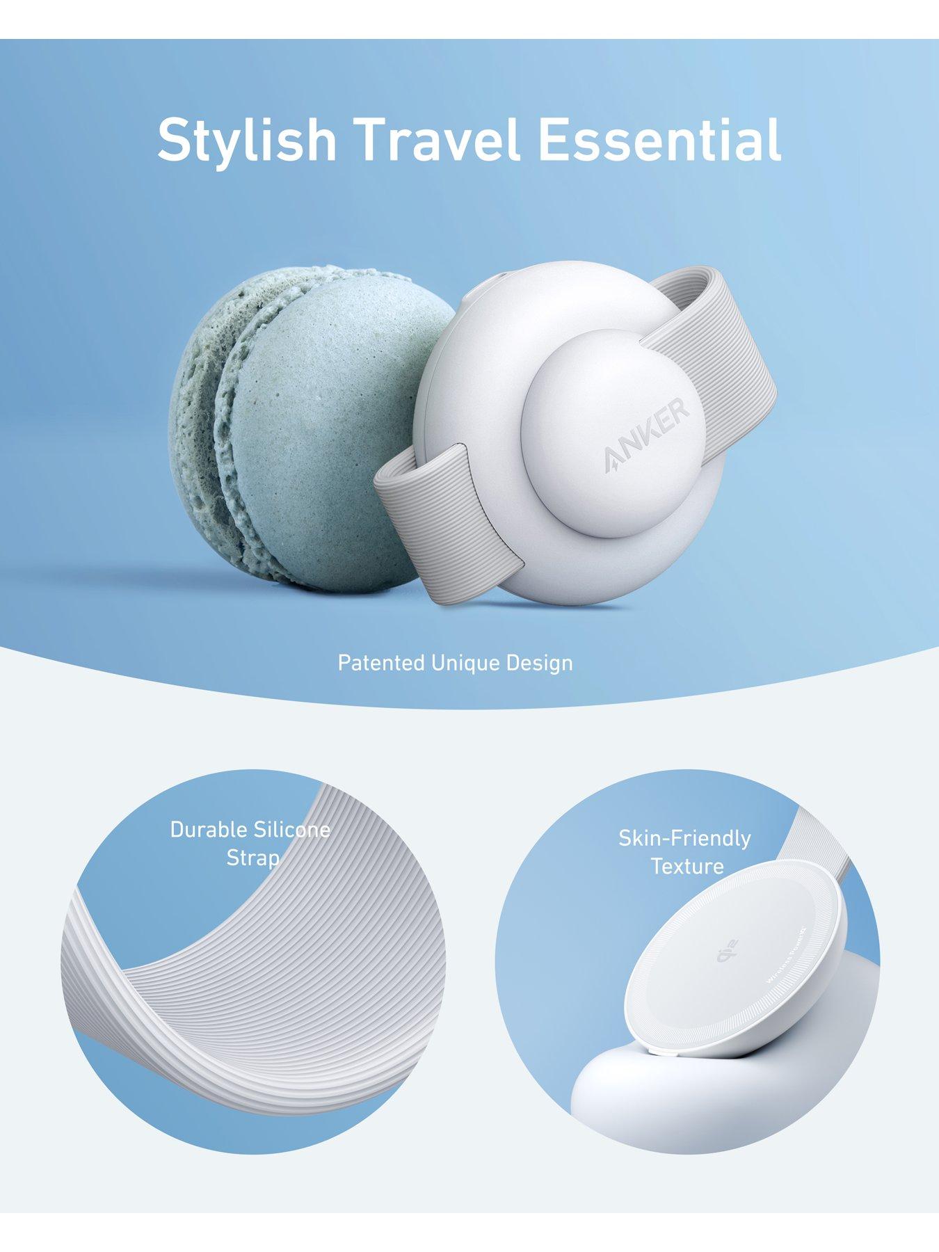 Image 5 of 6 of Anker Qi2 15W Foldable 3-In-1 Wireless Charging Pad, White