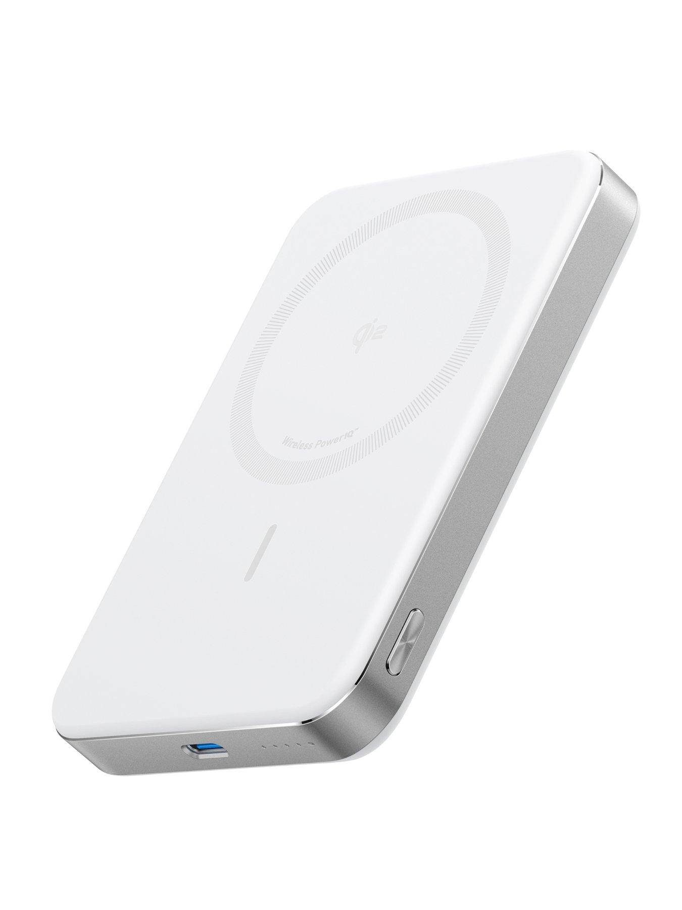 Anker MagGo Power Bank (10K, Magnetic Wireless), White