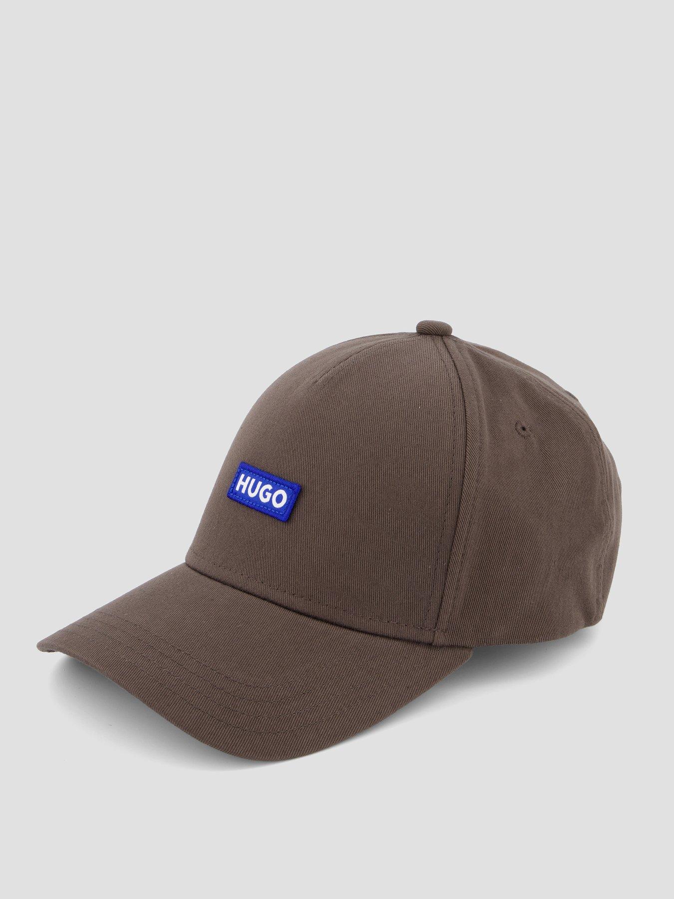  image of hugo-blue-jinko-small-logo-baseball-cap-brown