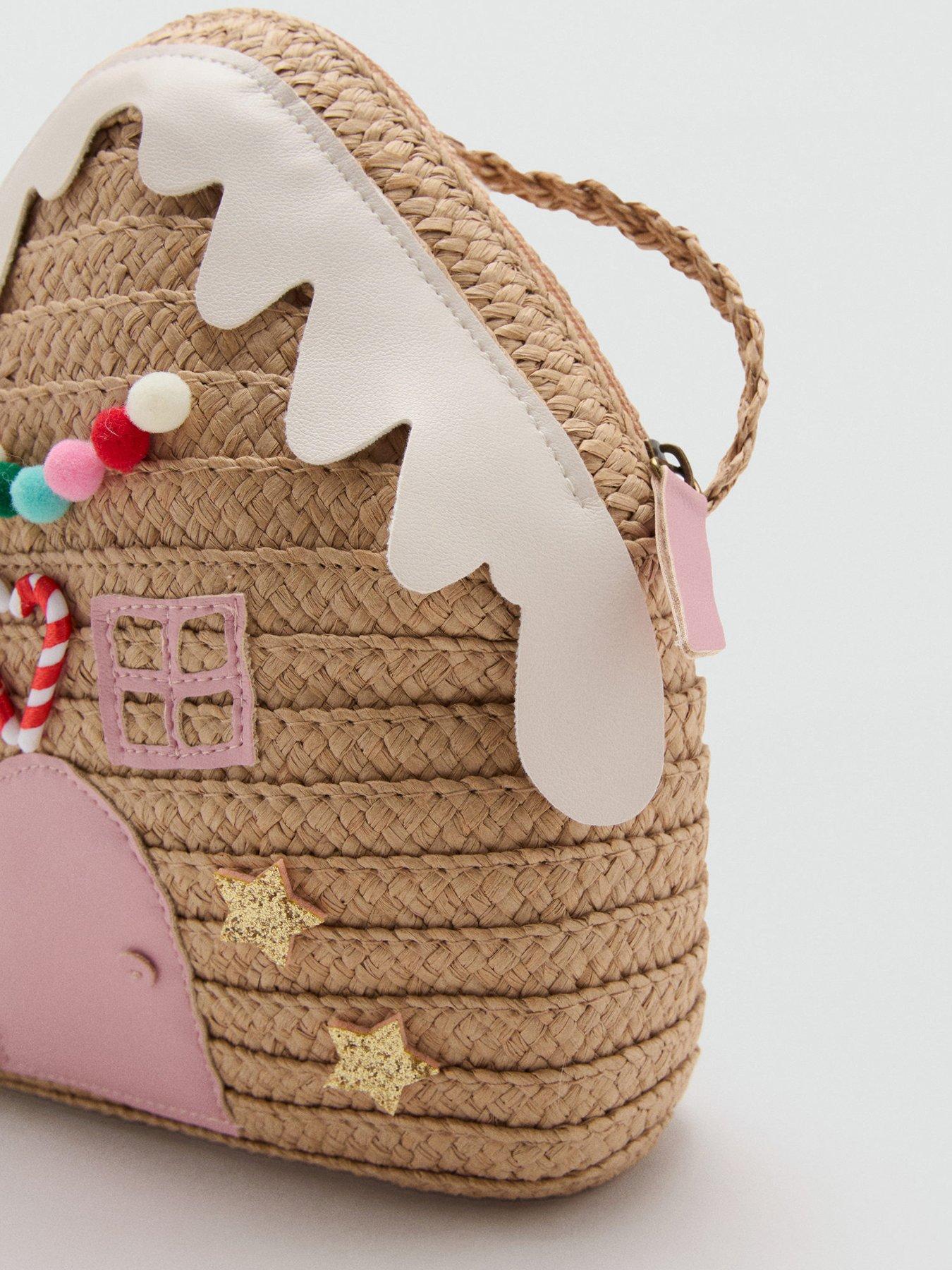  image of mango-girls-gingerbread-house-bag-beige