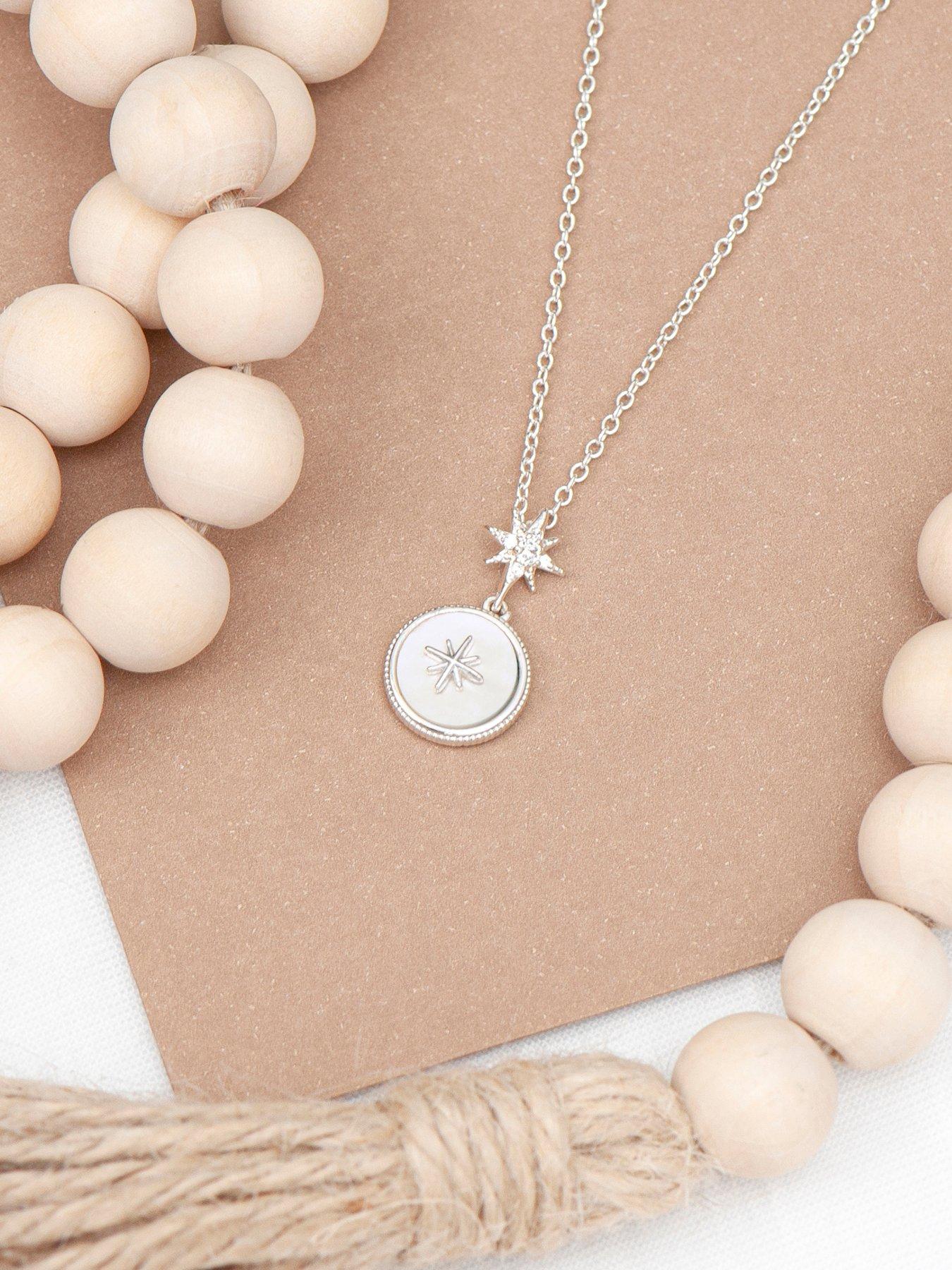 Image 2 of 5 of Treat Republic Personalised North Star Necklace in Silver