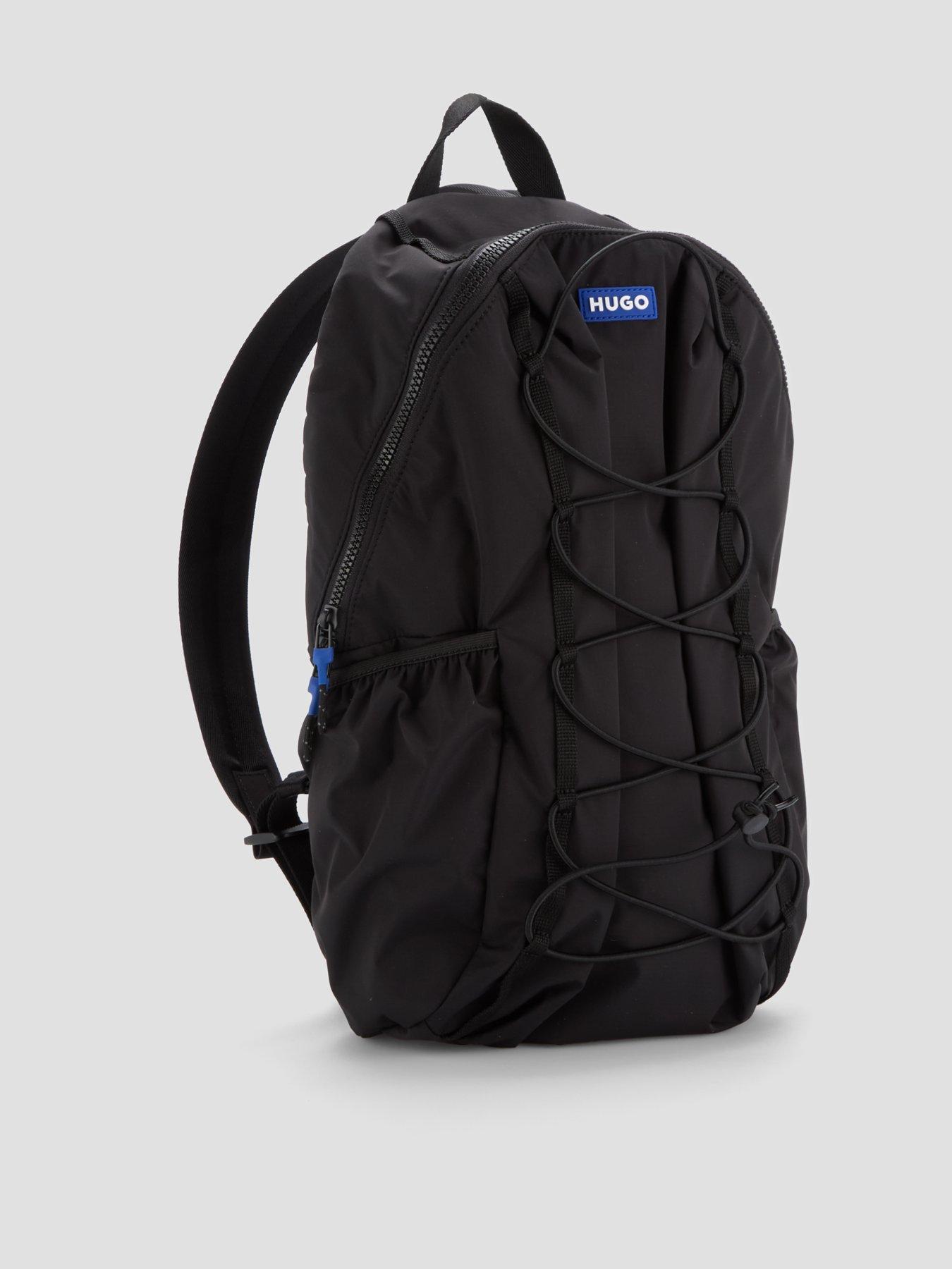back image of hugo-blue-vytal-rope-utility-backpack-one-colour