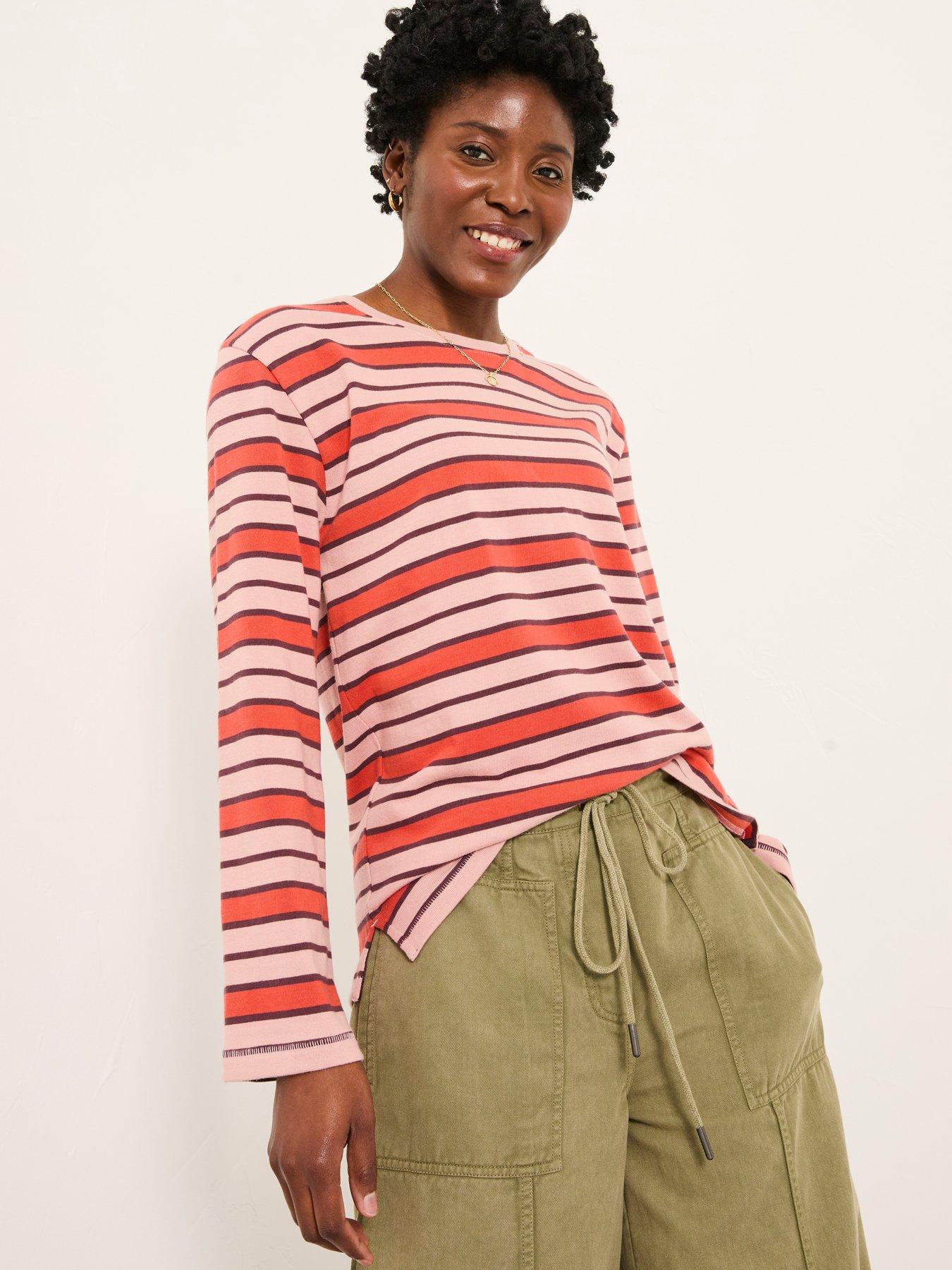 undefined Heavy Stripe Top - Pink