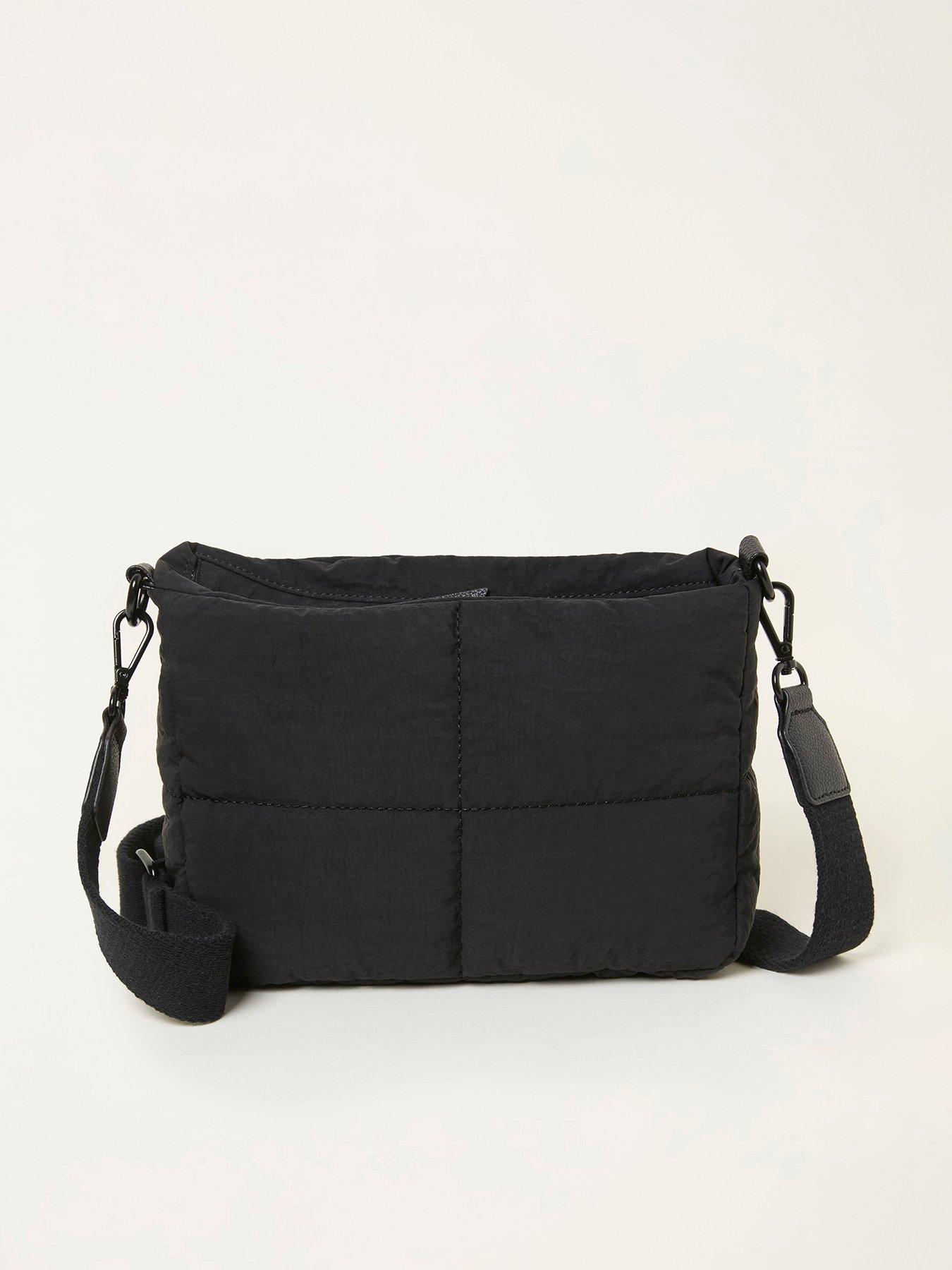  image of fatface-nylon-mini-cross-body-black