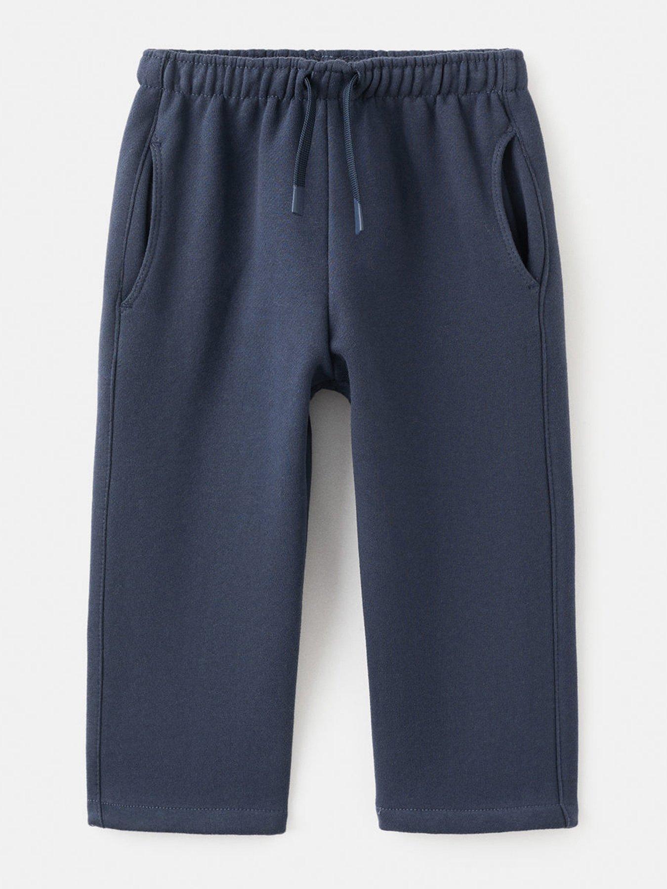 Mango Younger Boys Straight Leg Joggers - Navy
