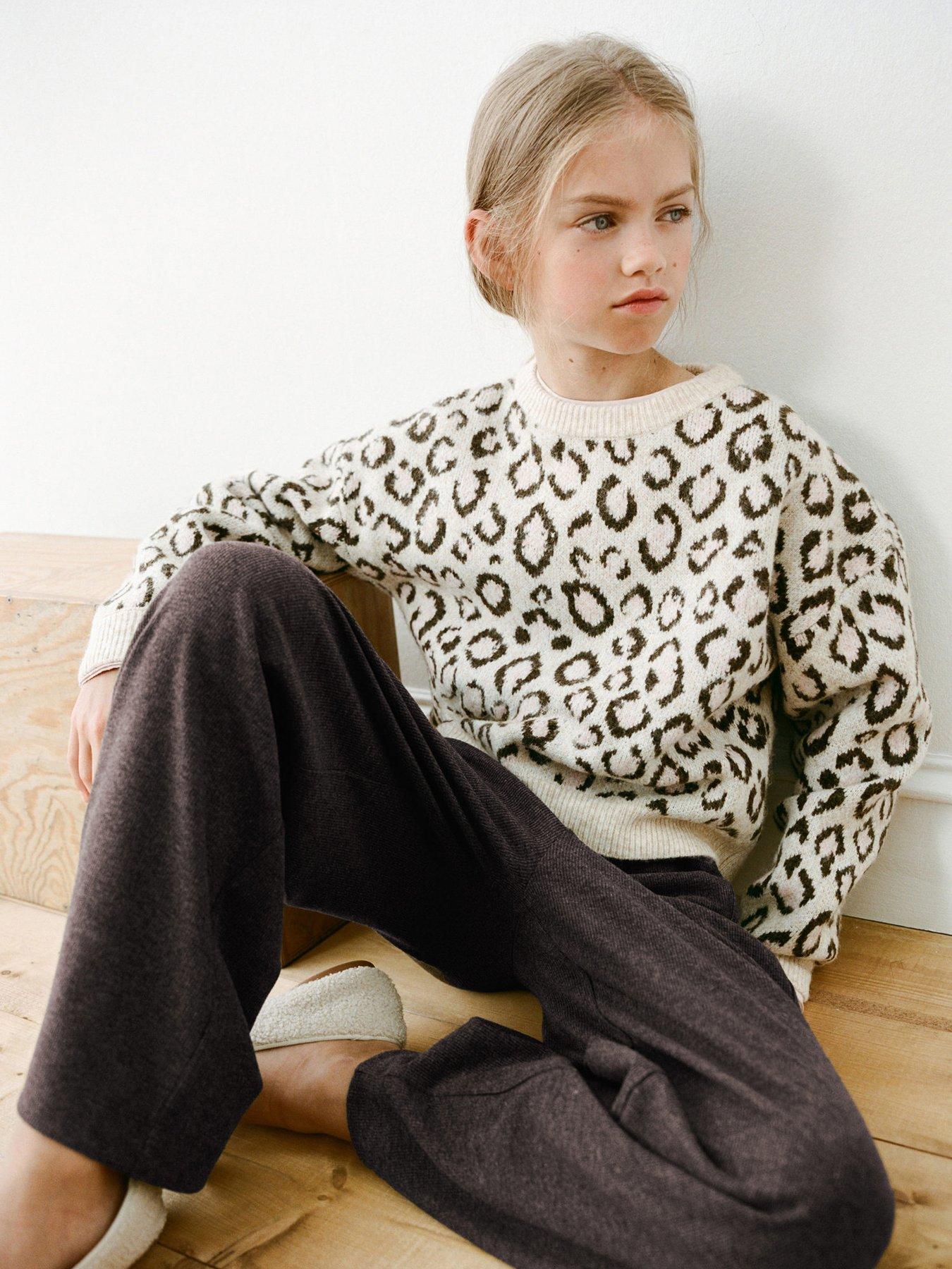 mango-girls-cord-wide-leg-trousers-dark-brown