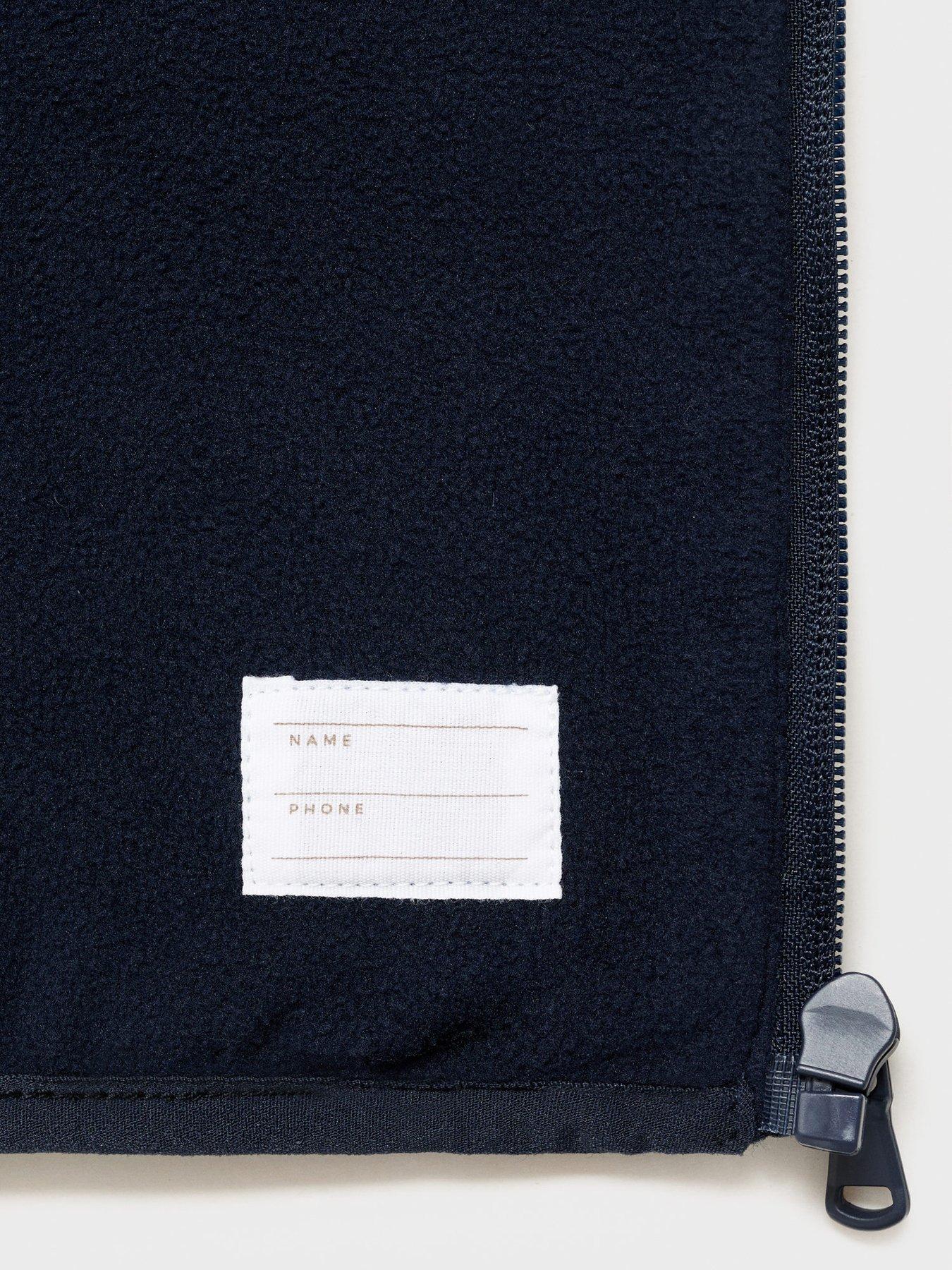  image of mango-younger-boys-fleece-jacket-navy
