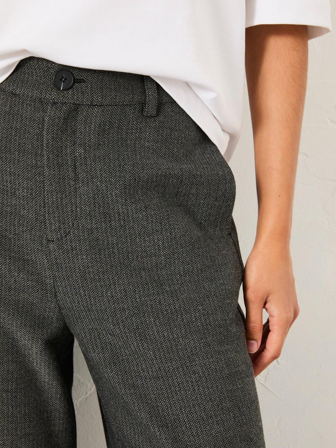 Image 4 of 5 of FatFace Presley Wide Leg Trouser - Grey