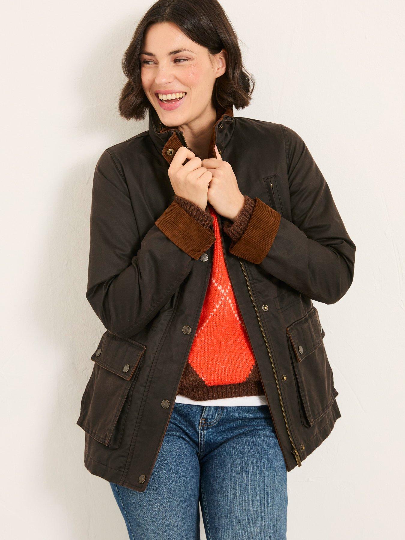 Image 1 of 6 of FatFace Sussex Jacket - Brown