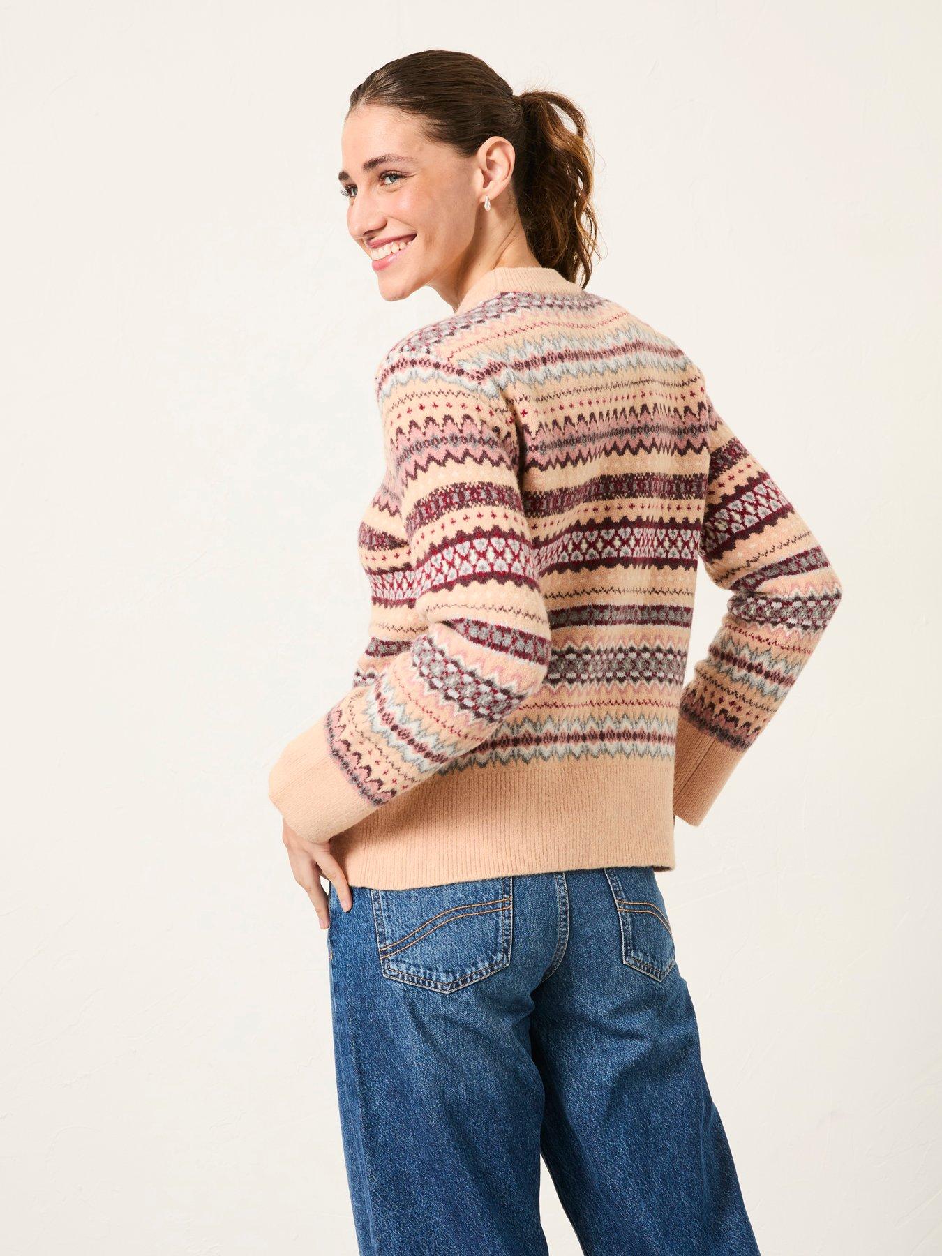 Image 2 of 6 of FatFace Genevieve Crew - Beige