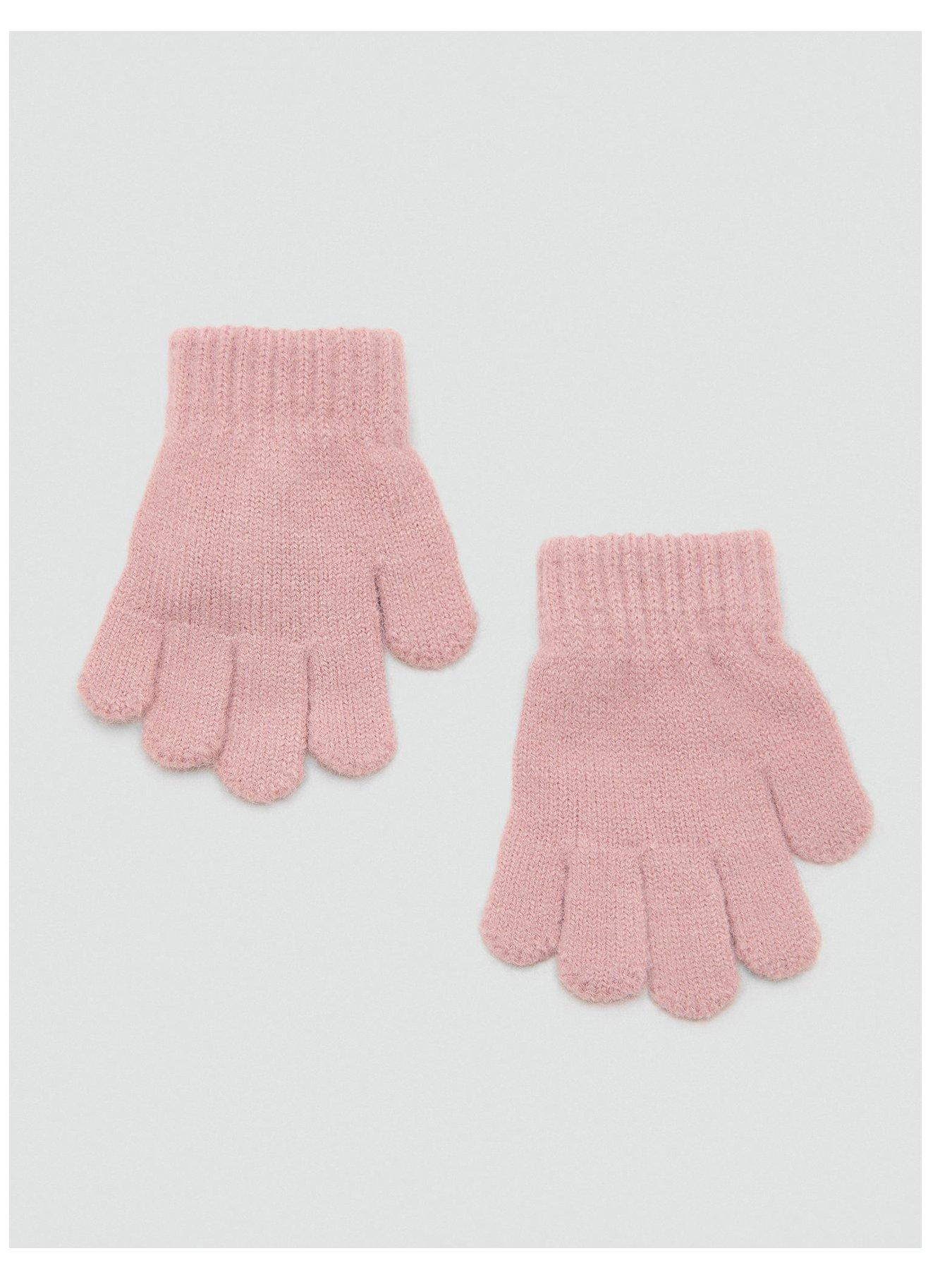 Image 1 of 2 of Mango Younger Girls Gloves - Pink