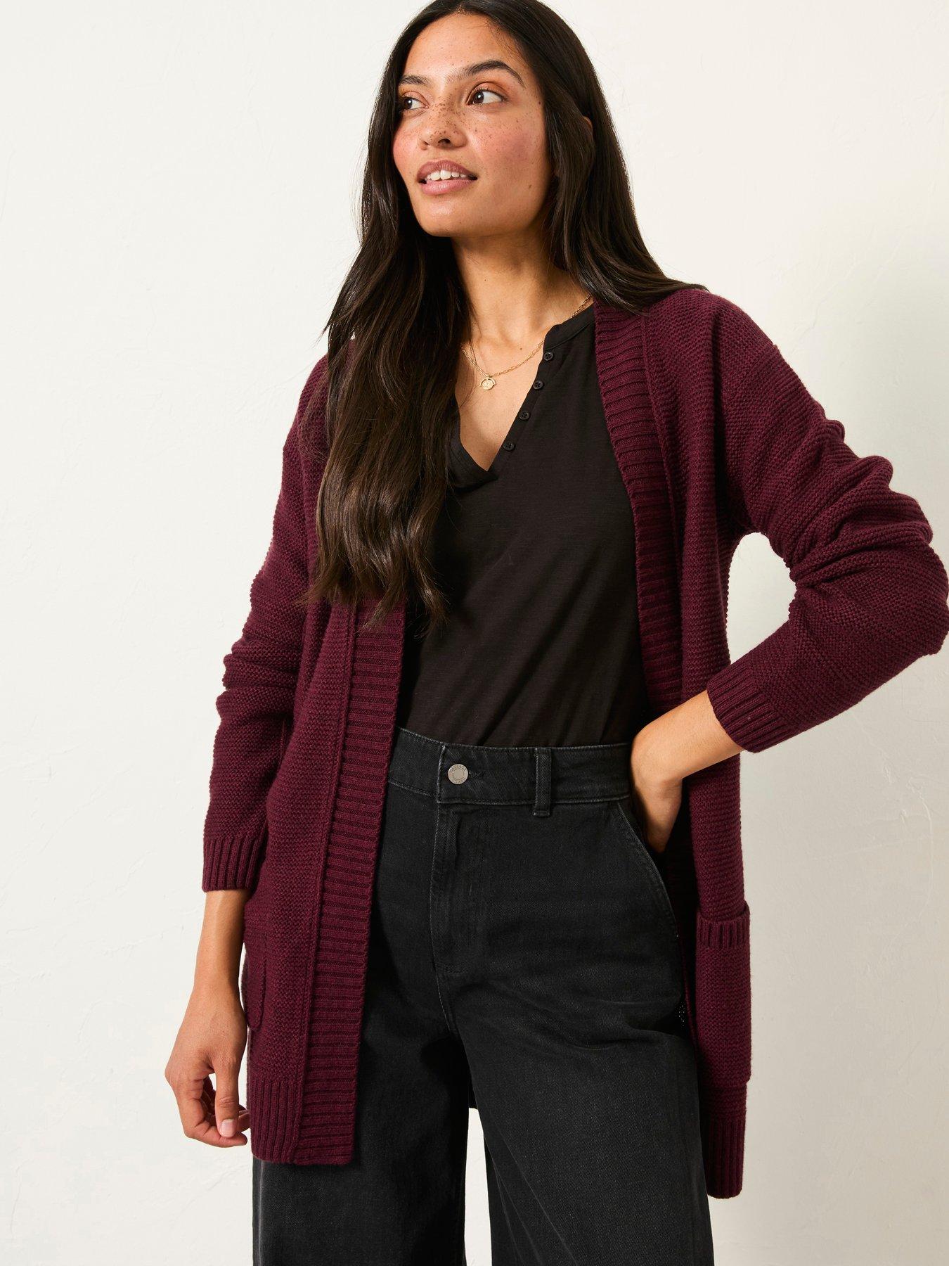 undefined Harriet Cardigan - Burgundy