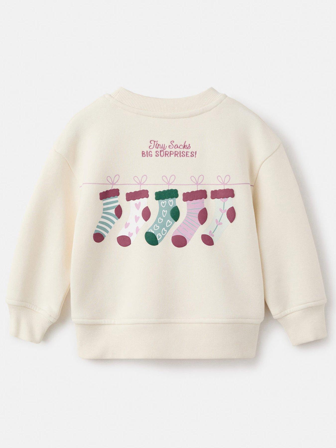  image of mango-younger-girls-christmas-sweat-cream