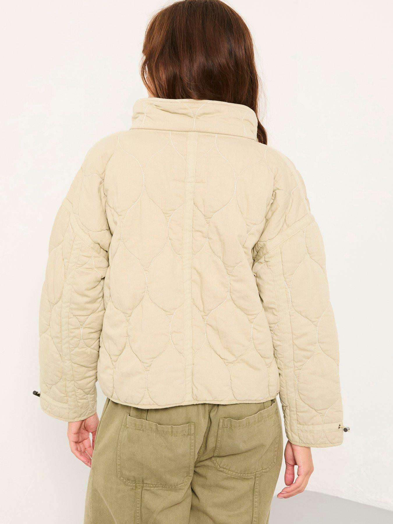 stillFront image of fatface-maja-quilted-jacket-light-green