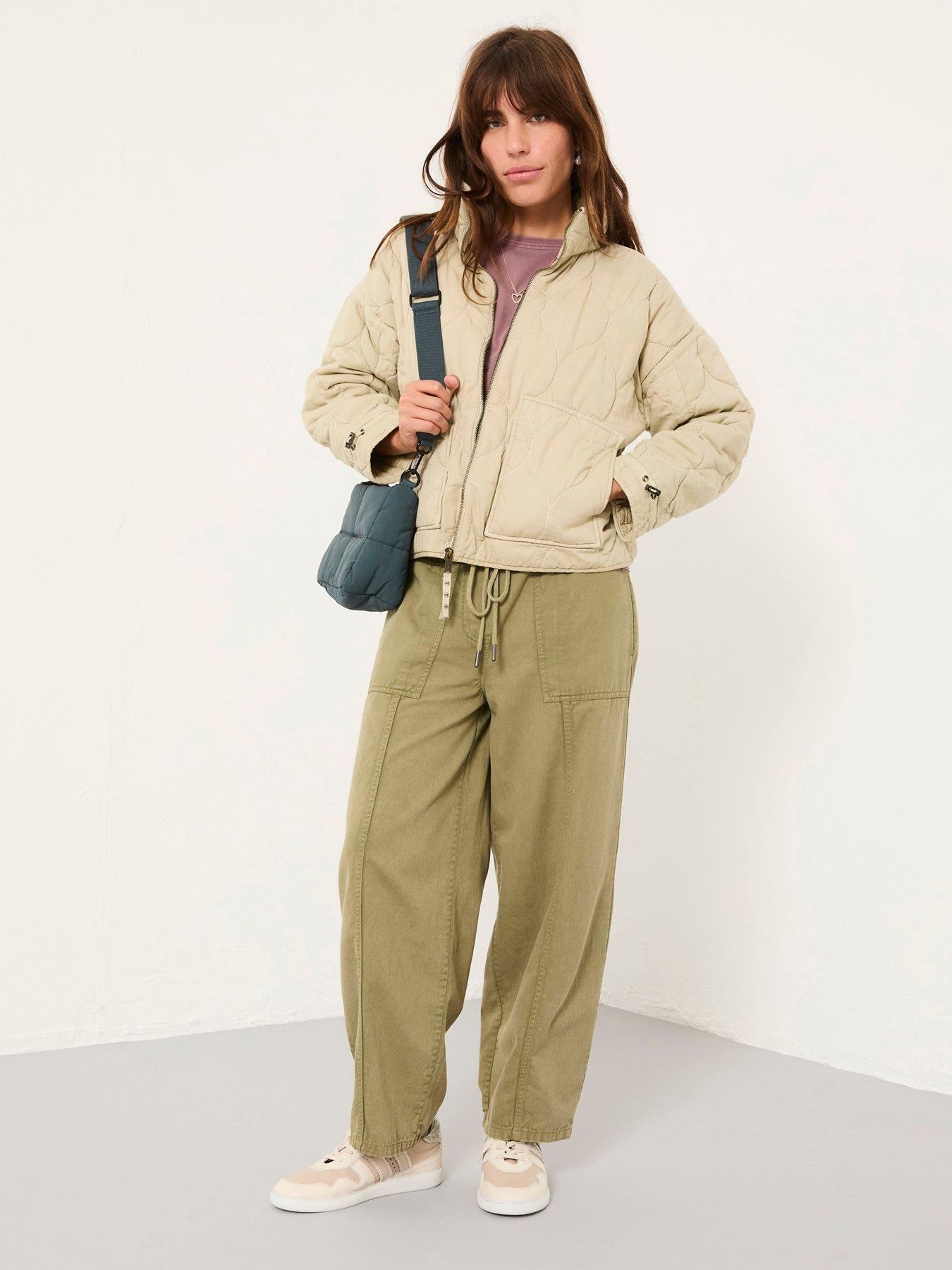 Image 3 of 5 of FatFace Maja Quilted Jacket - Light Green