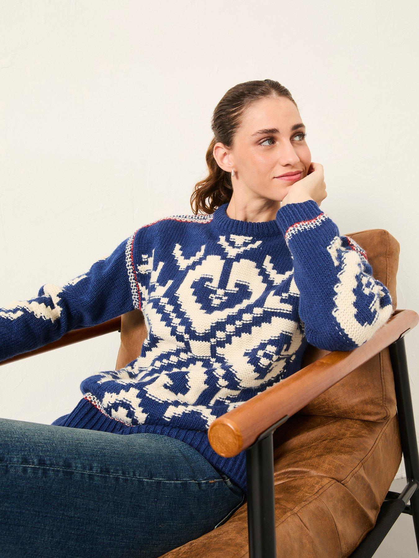 FatFace Aspen Jumper - Cobalt Blue