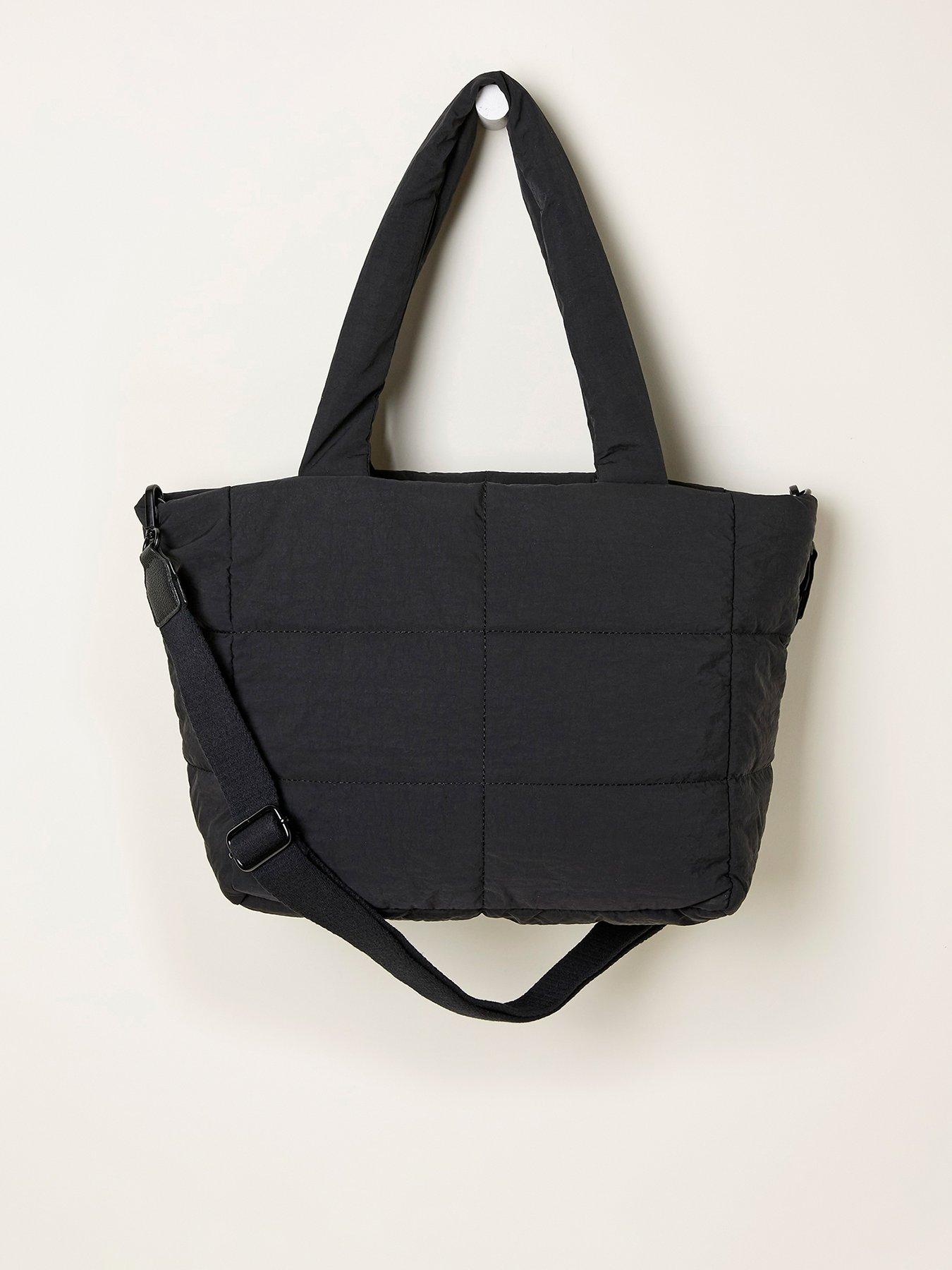 undefined Nylon Tote Bag - Black
