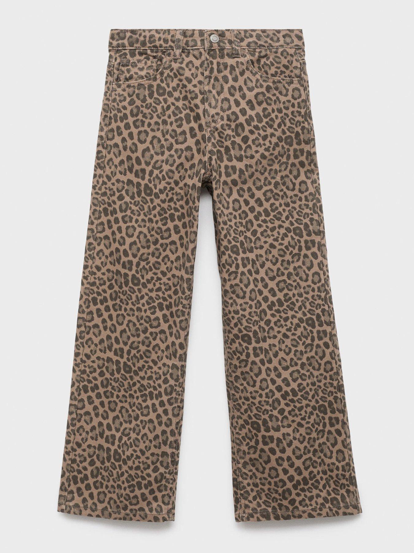 mango-girls-leopard-print-jeans-brown