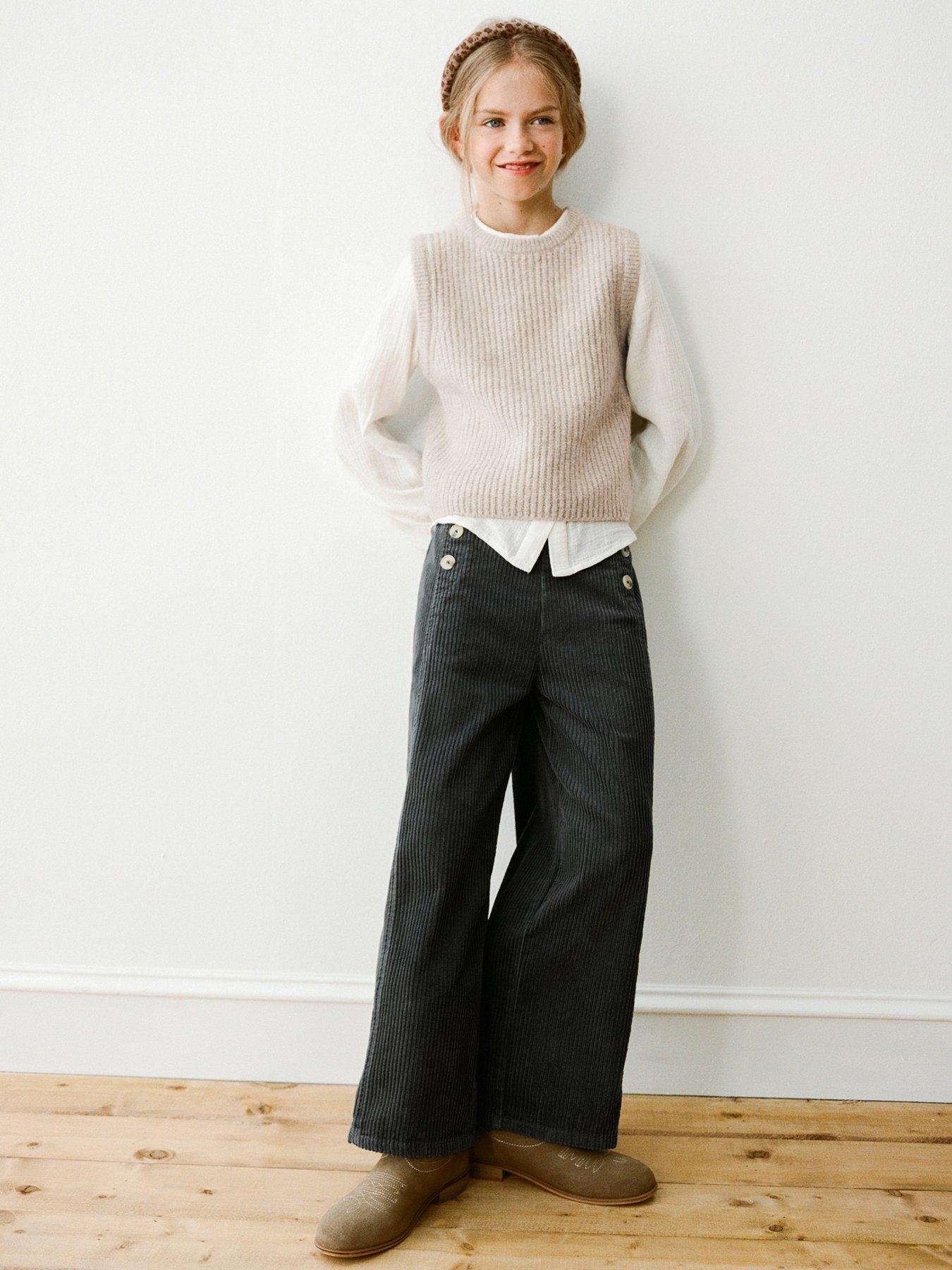 mango-girls-knitted-vest-beige