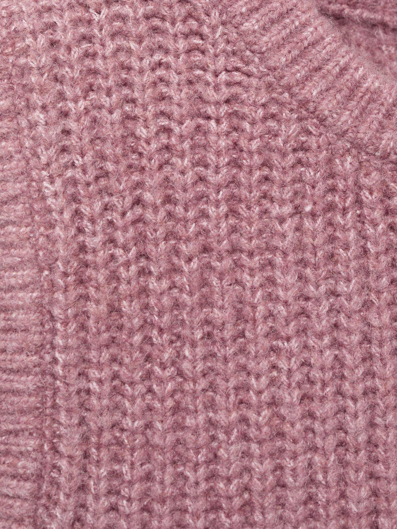 Image 3 of 4 of Mango Girls Knitted Vest - Dark Pink
