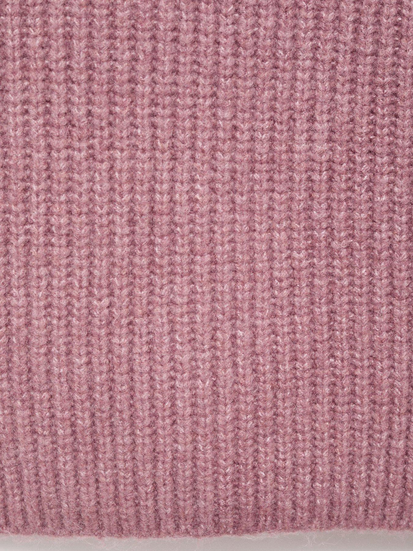 Image 4 of 4 of Mango Girls Knitted Vest - Dark Pink