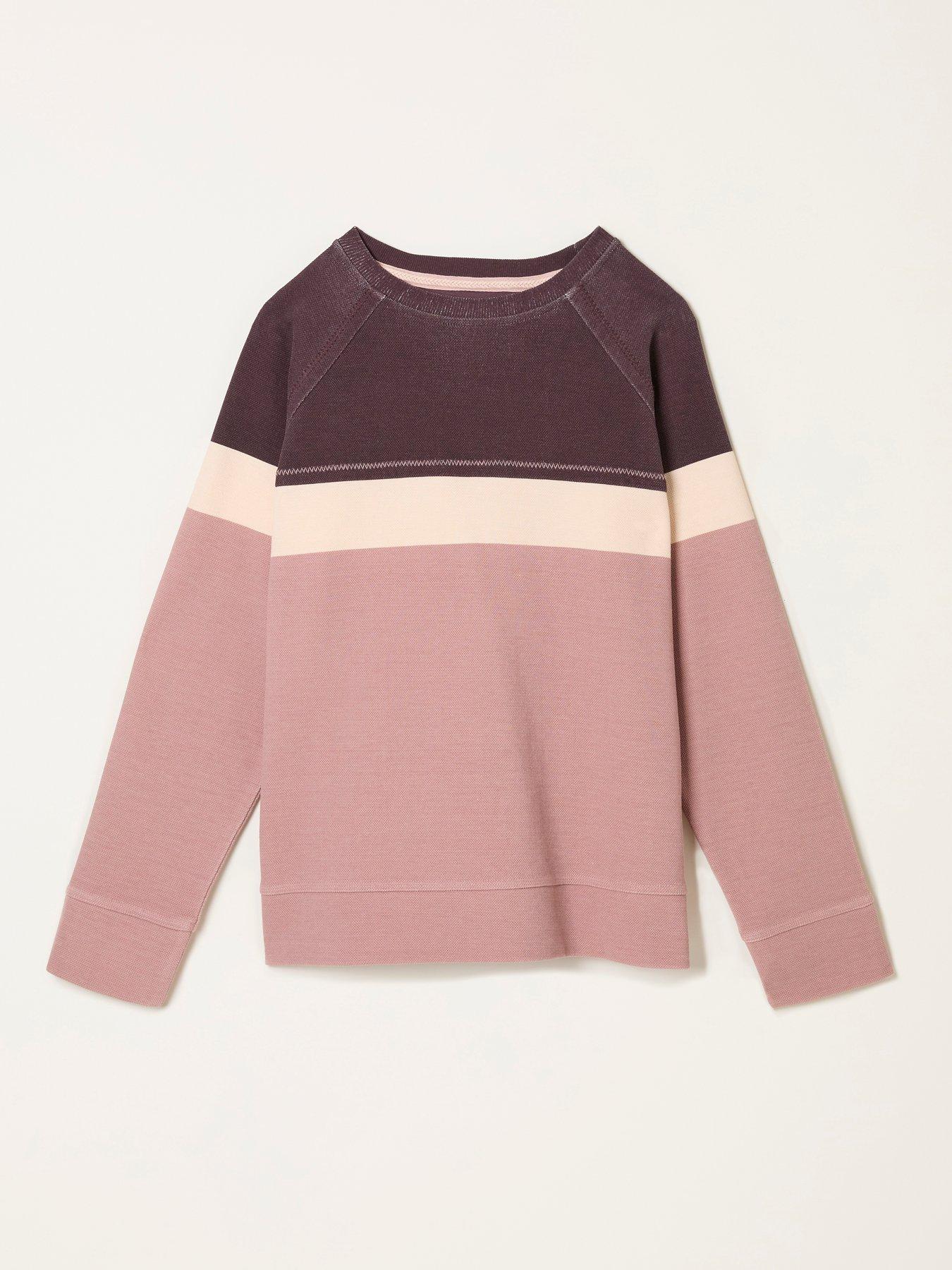 Image 6 of 6 of FatFace Airlie Crew Sweatshirt - Pink