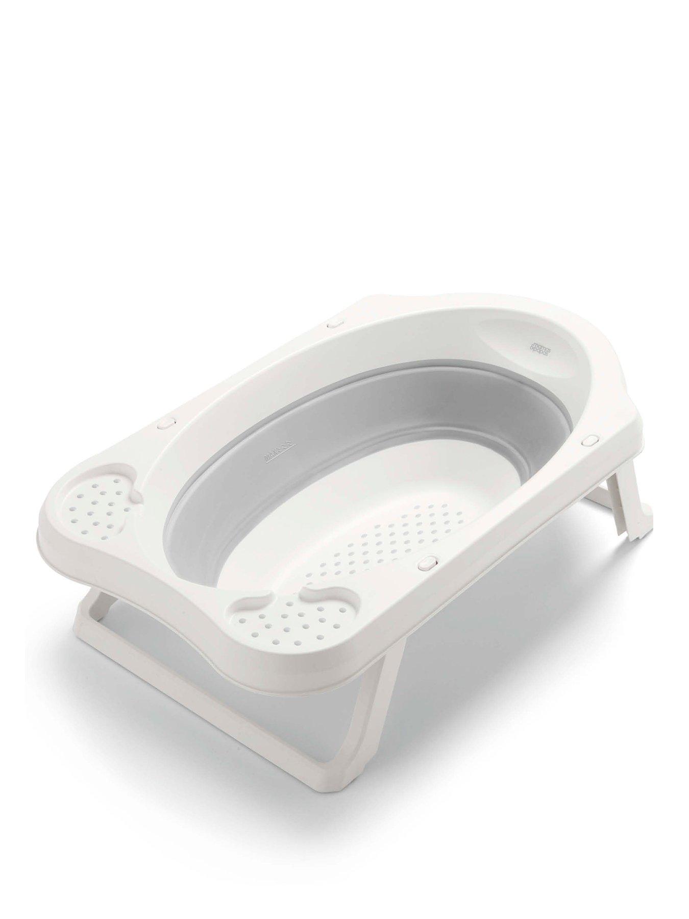 undefined Collapsible Baby Bath - White/Grey