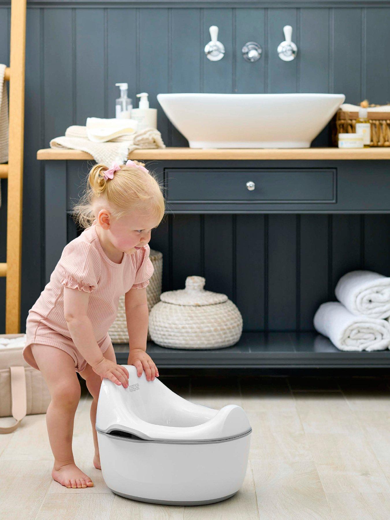 Image 1 of 7 of Mamas & Papas 4 in 1 Grow &amp; Learn Potty - Pebble Grey