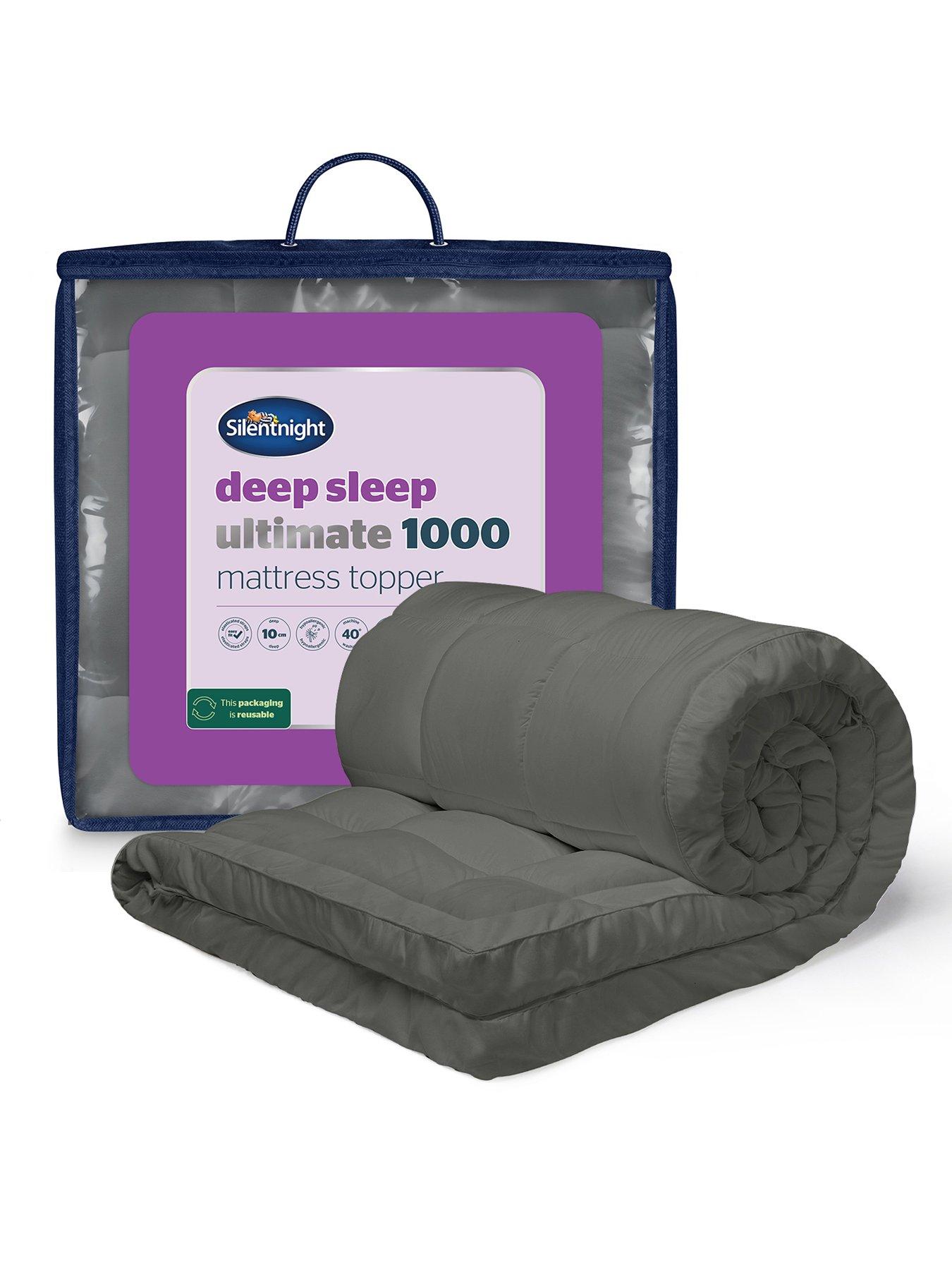 Silentnight Ultimate Deep Sleep Charocal Mattress Topper