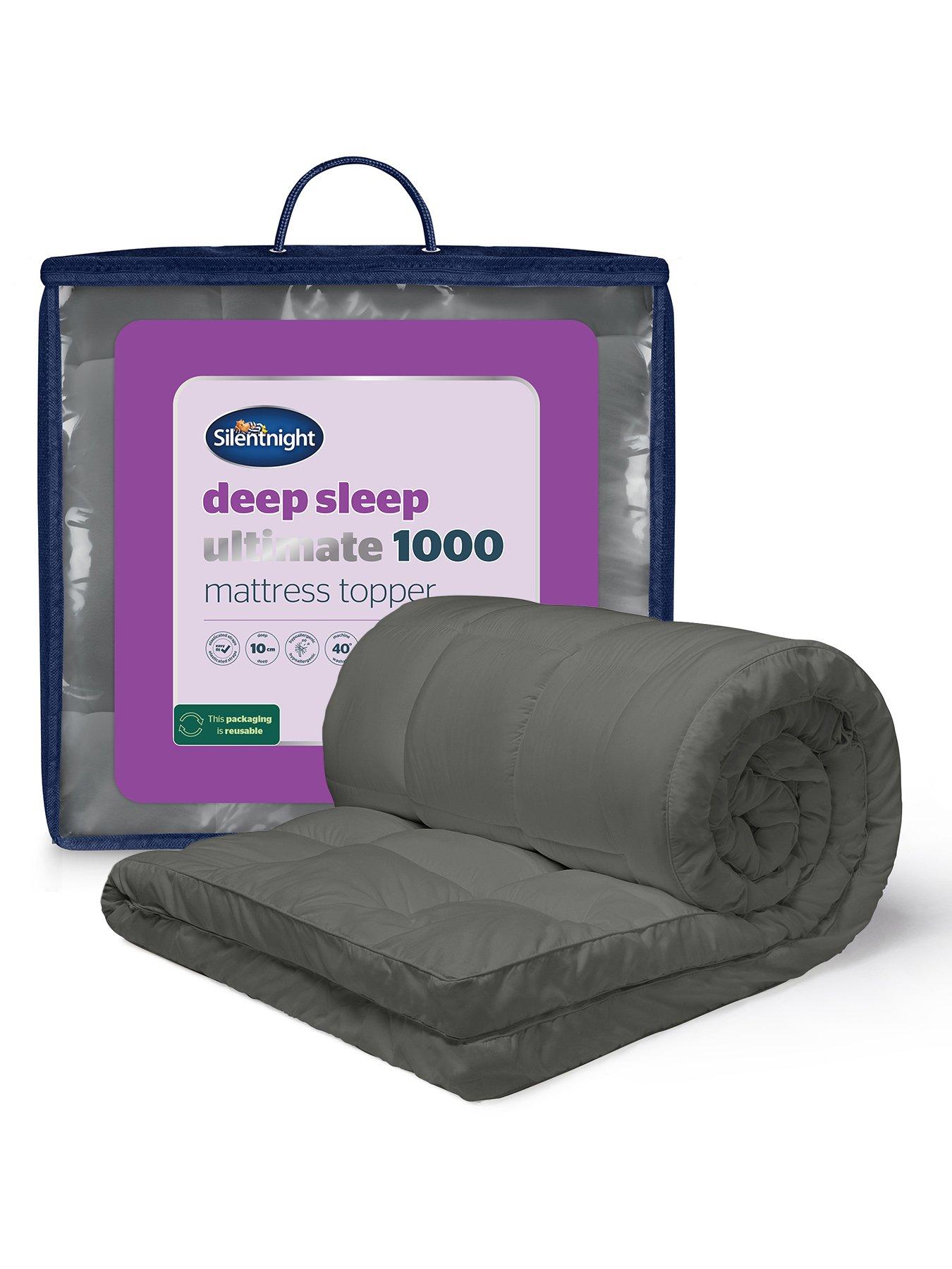 Image 1 of 7 of Silentnight Ultimate Deep Sleep Charocal Mattress Topper