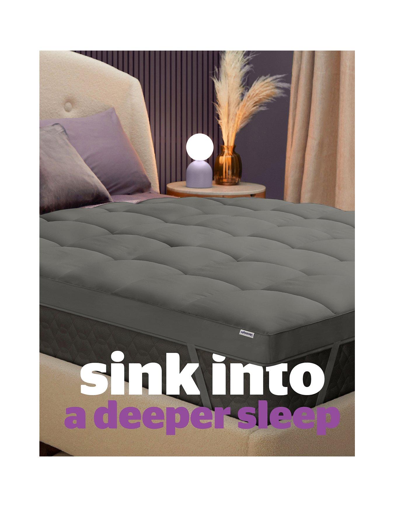 Image 2 of 7 of Silentnight Ultimate Deep Sleep Charocal Mattress Topper