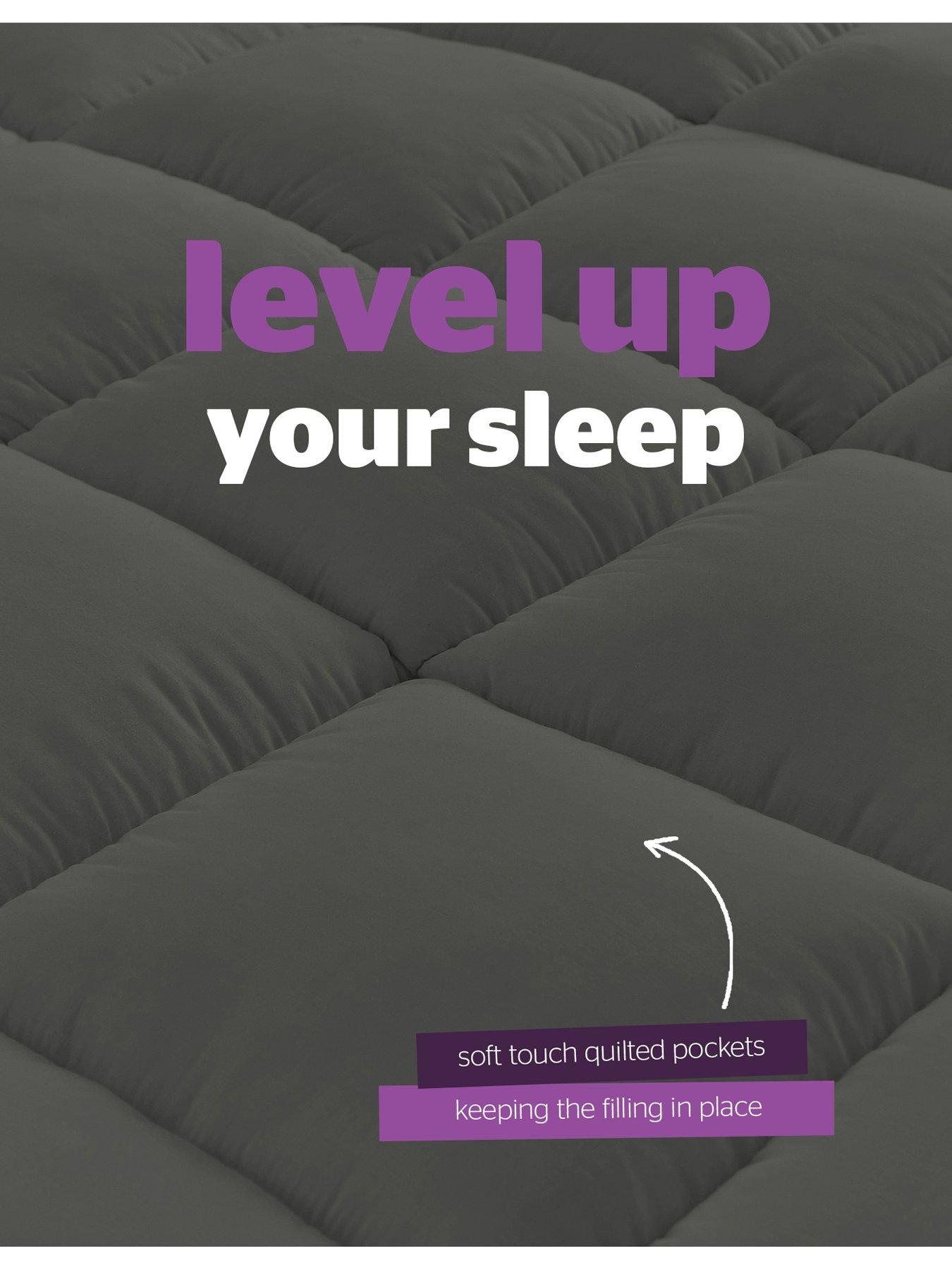 Image 5 of 7 of Silentnight Ultimate Deep Sleep Charocal Mattress Topper