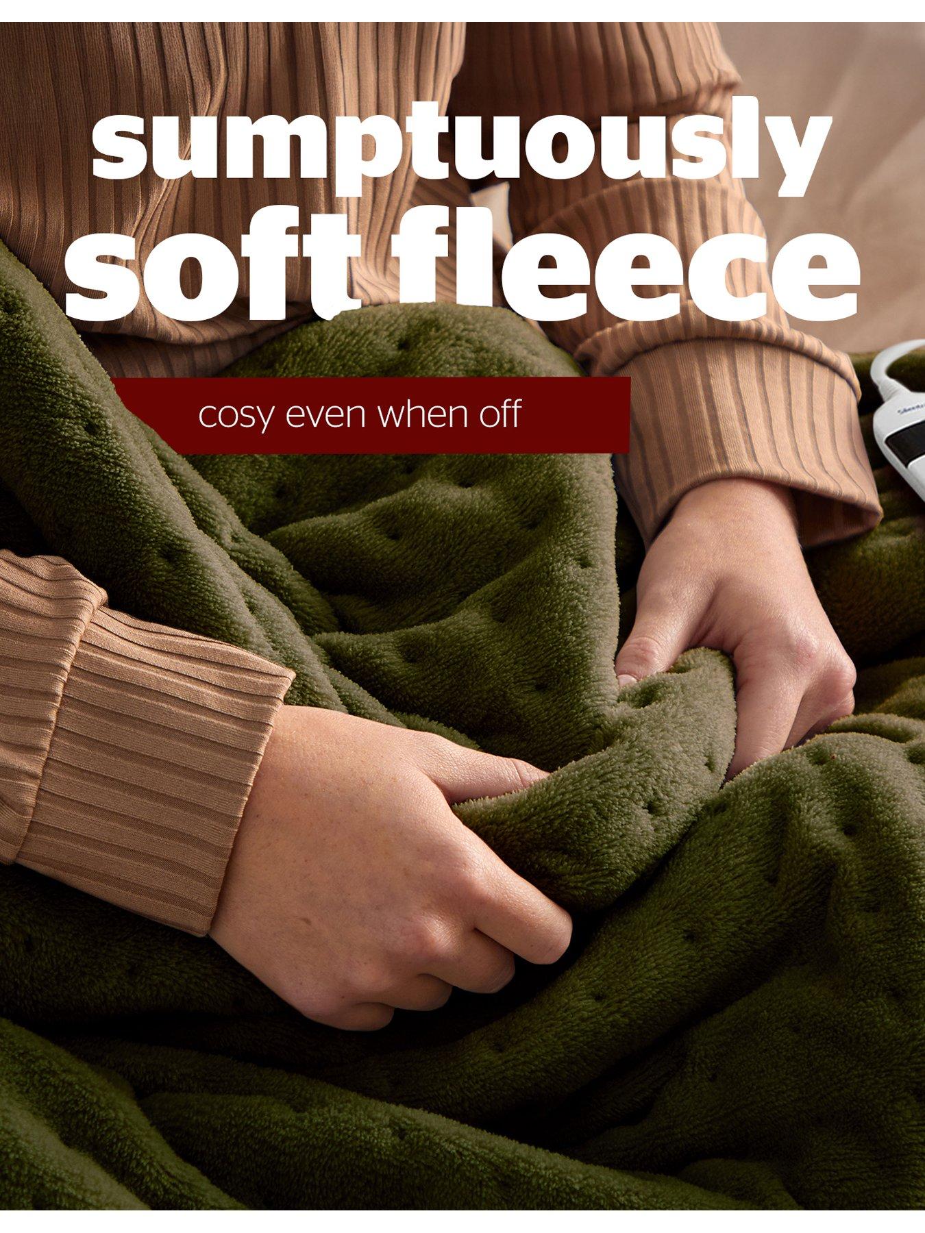 Image 3 of 7 of Silentnight Luxury Heated Throw - Forest Green/olive