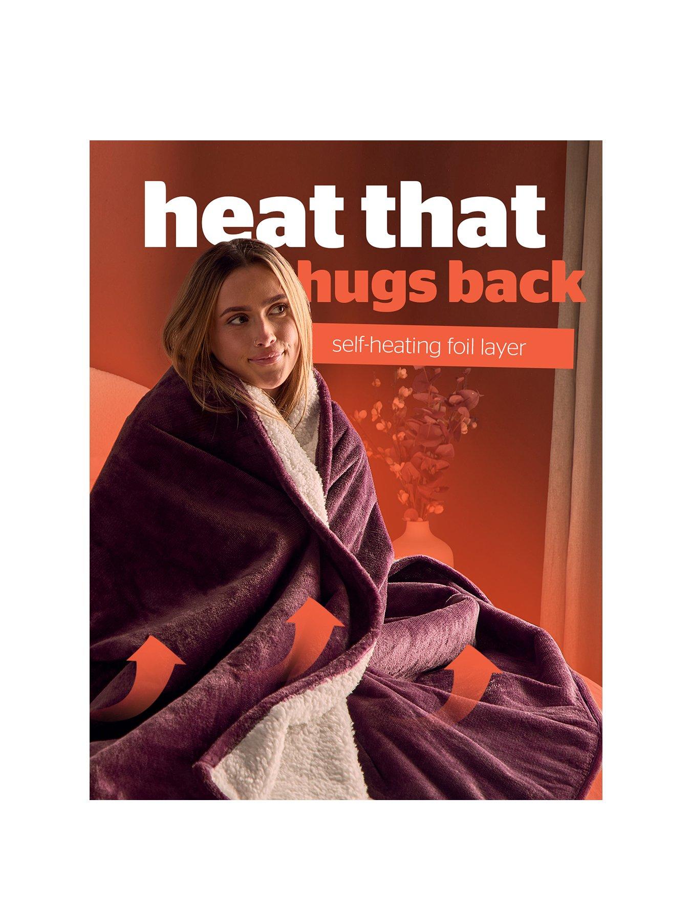  image of silentnight-heat-genie-giant-blanket-berry
