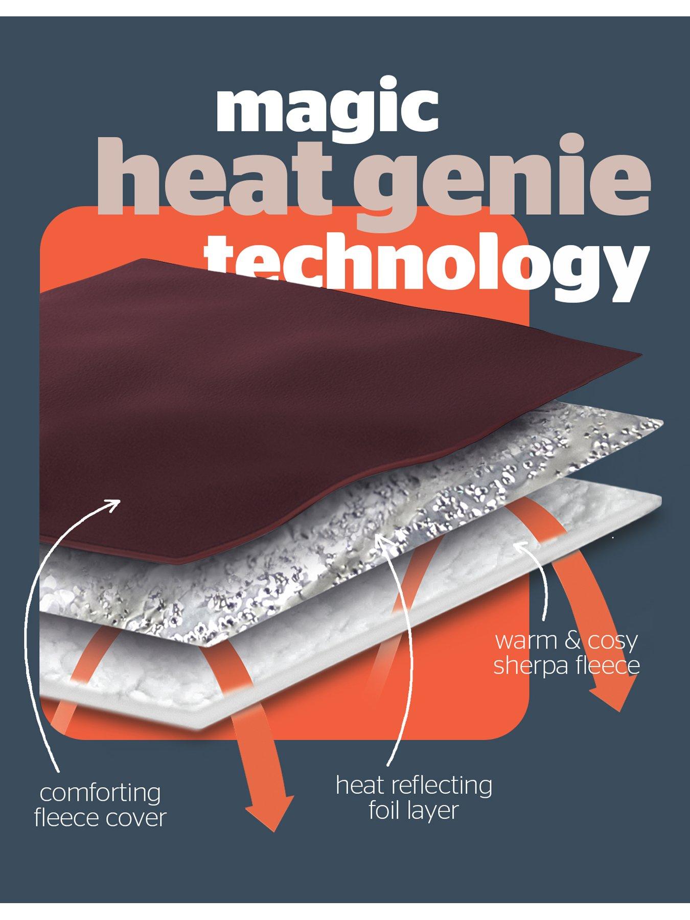  image of silentnight-heat-genie-giant-blanket-berry