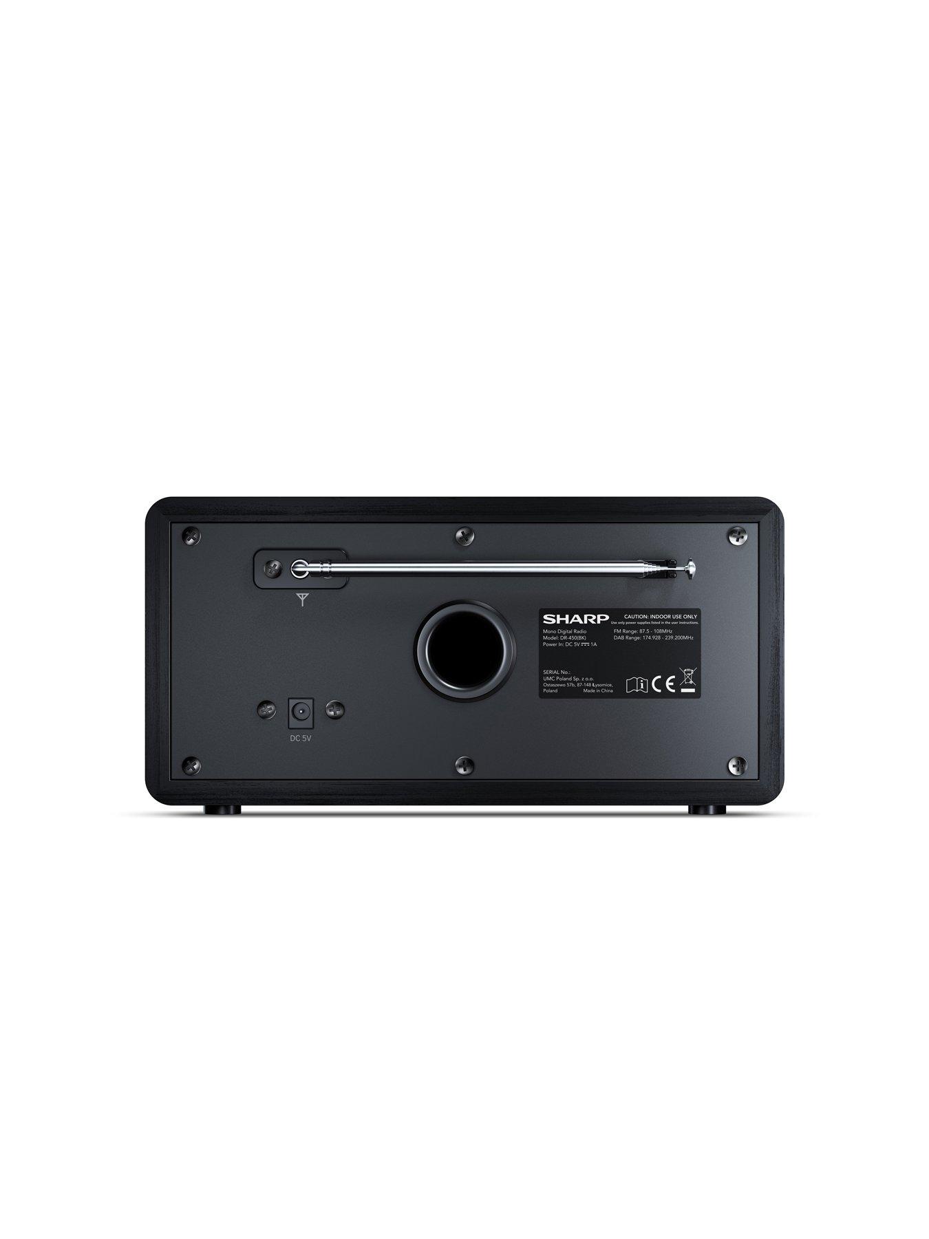 Image 3 of 5 of Sharp DR-450 Digital Radio - Black