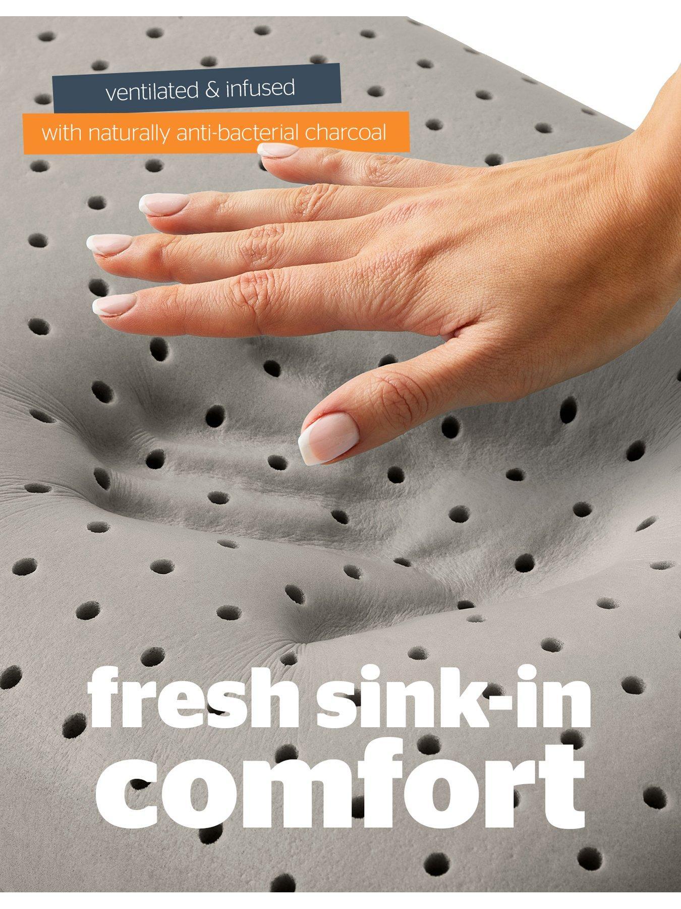 Image 4 of 7 of Silentnight Impress Charcoal Memory Foam Pillow