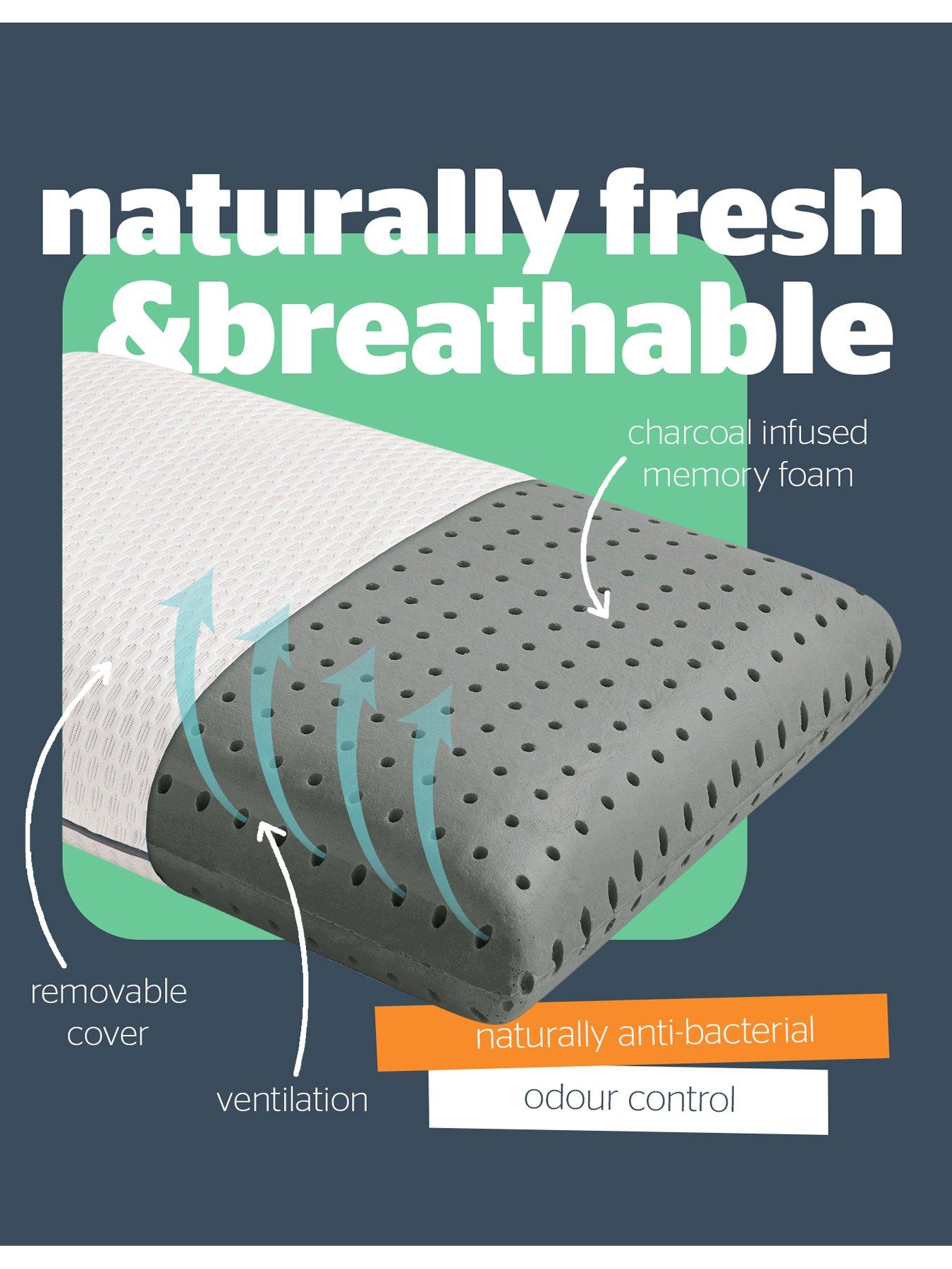 Image 5 of 7 of Silentnight Impress Charcoal Memory Foam Pillow