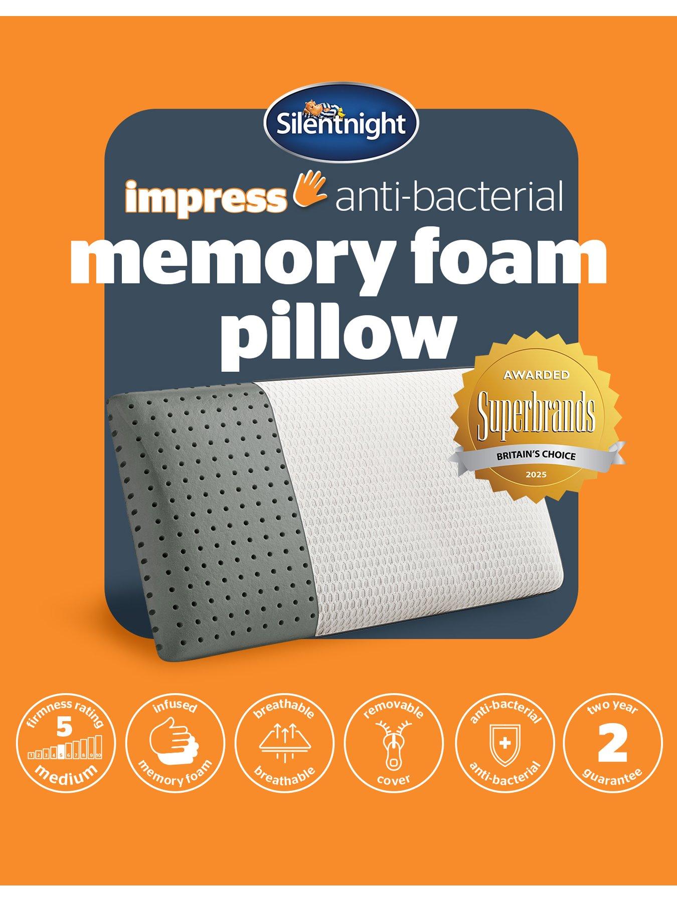 Image 7 of 7 of Silentnight Impress Charcoal Memory Foam Pillow