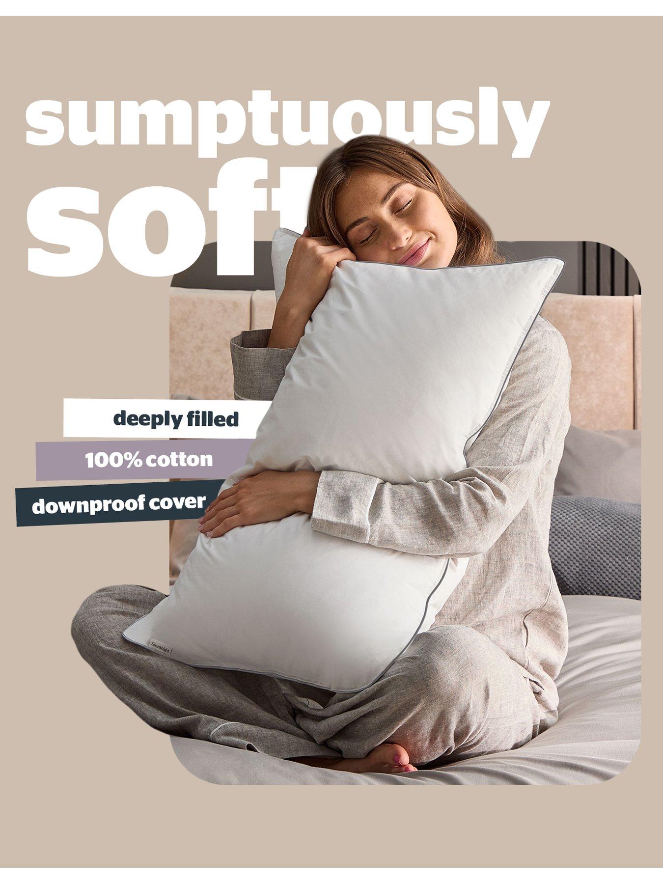  image of silentnight-goose-feather-amp-down-pillow