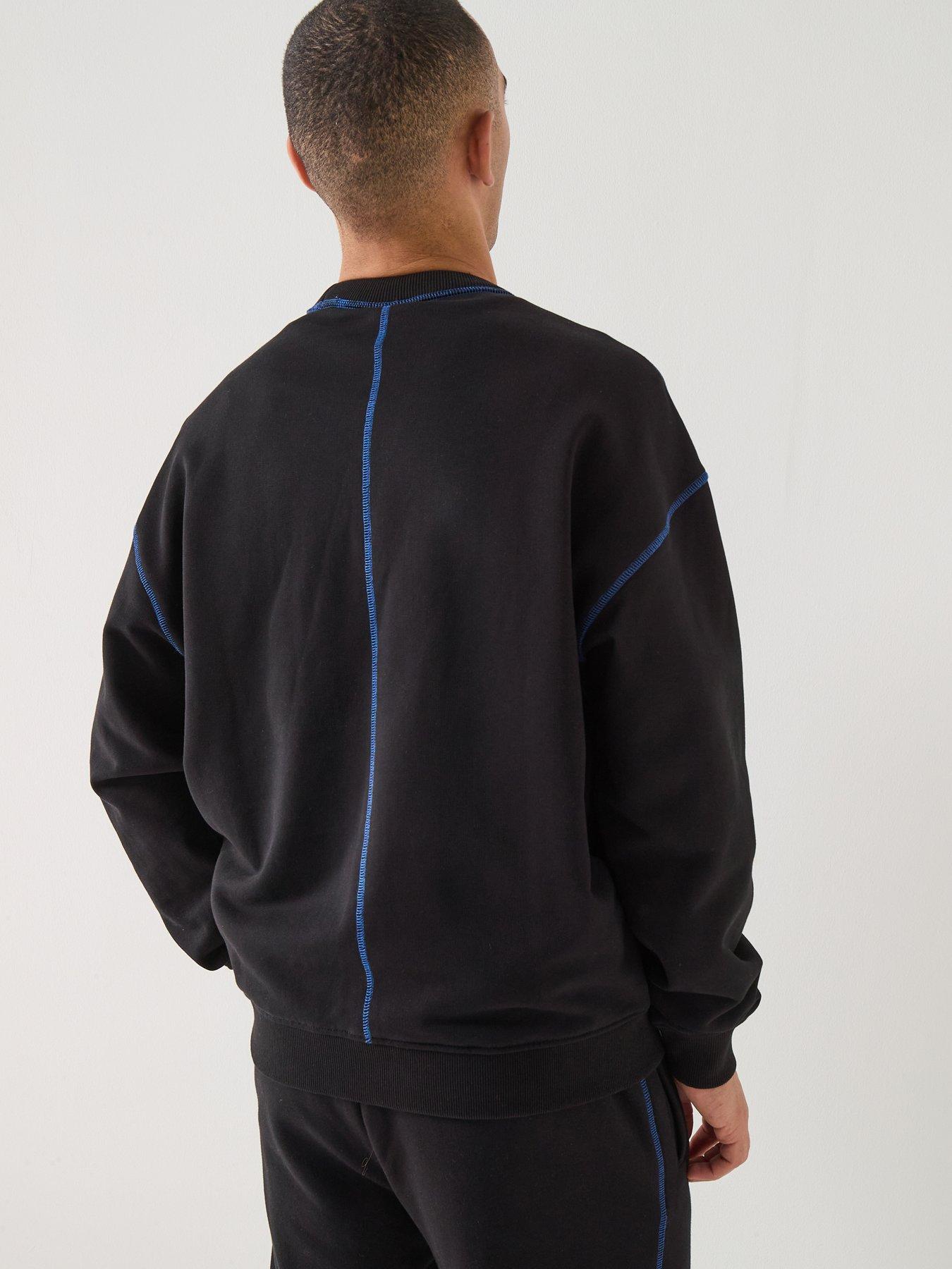  image of hugo-blue-nothalic-sweatshirt-black