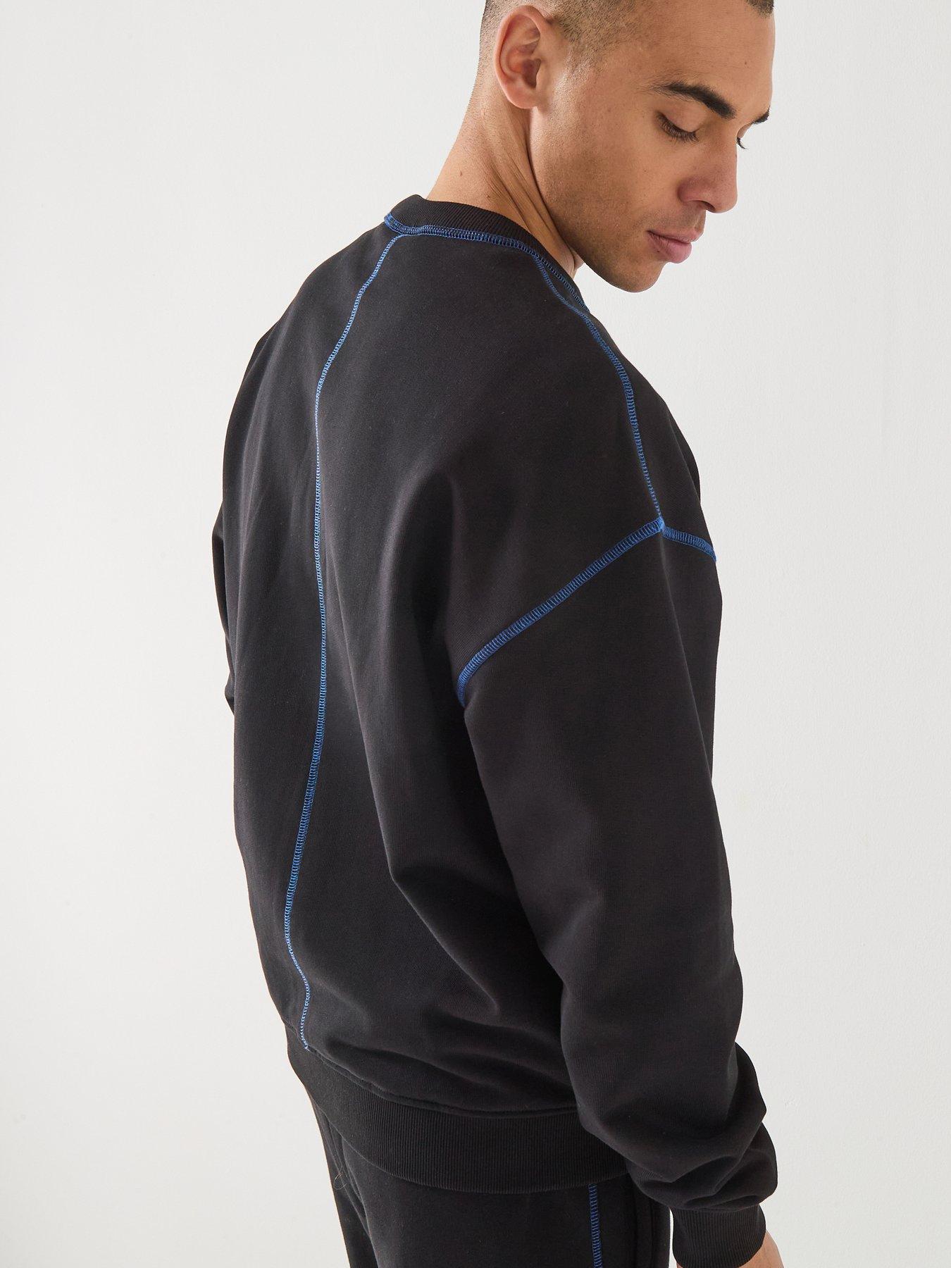  image of hugo-blue-nothalic-sweatshirt-black