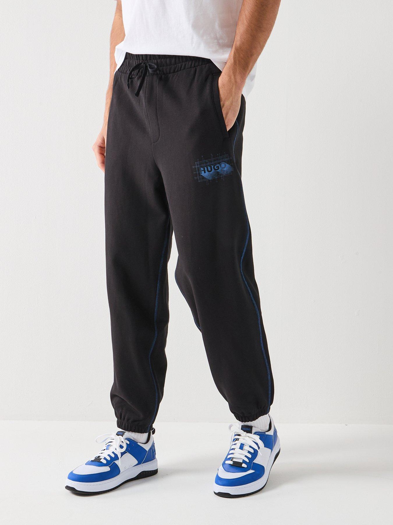 image of hugo-blue-notharos-joggers-black
