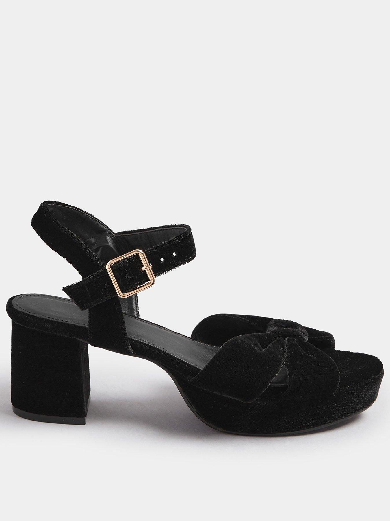 yours-extra-wide-fit-chunky-platform-sandal-black