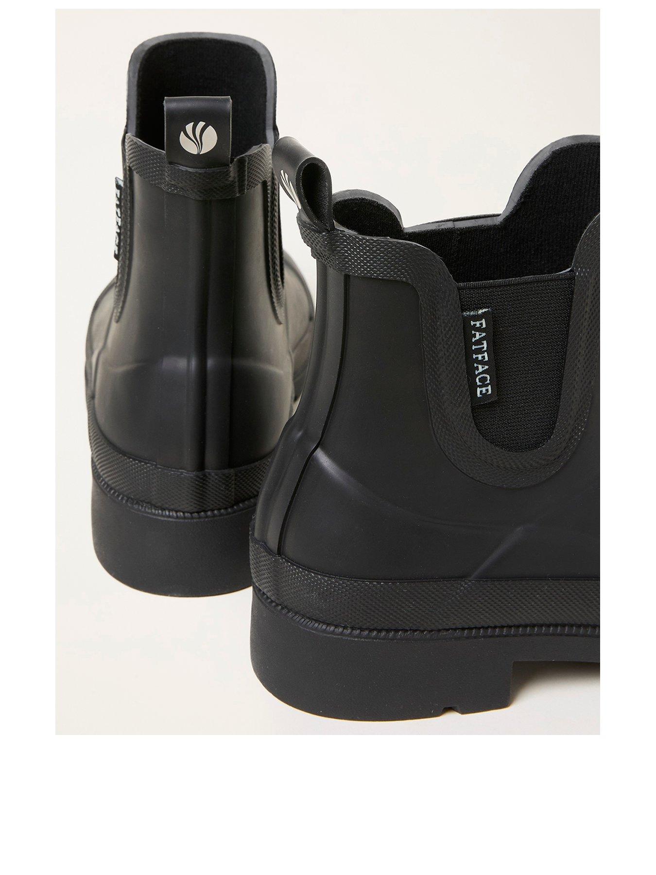  image of fatface-rubber-ankle-wellies-black