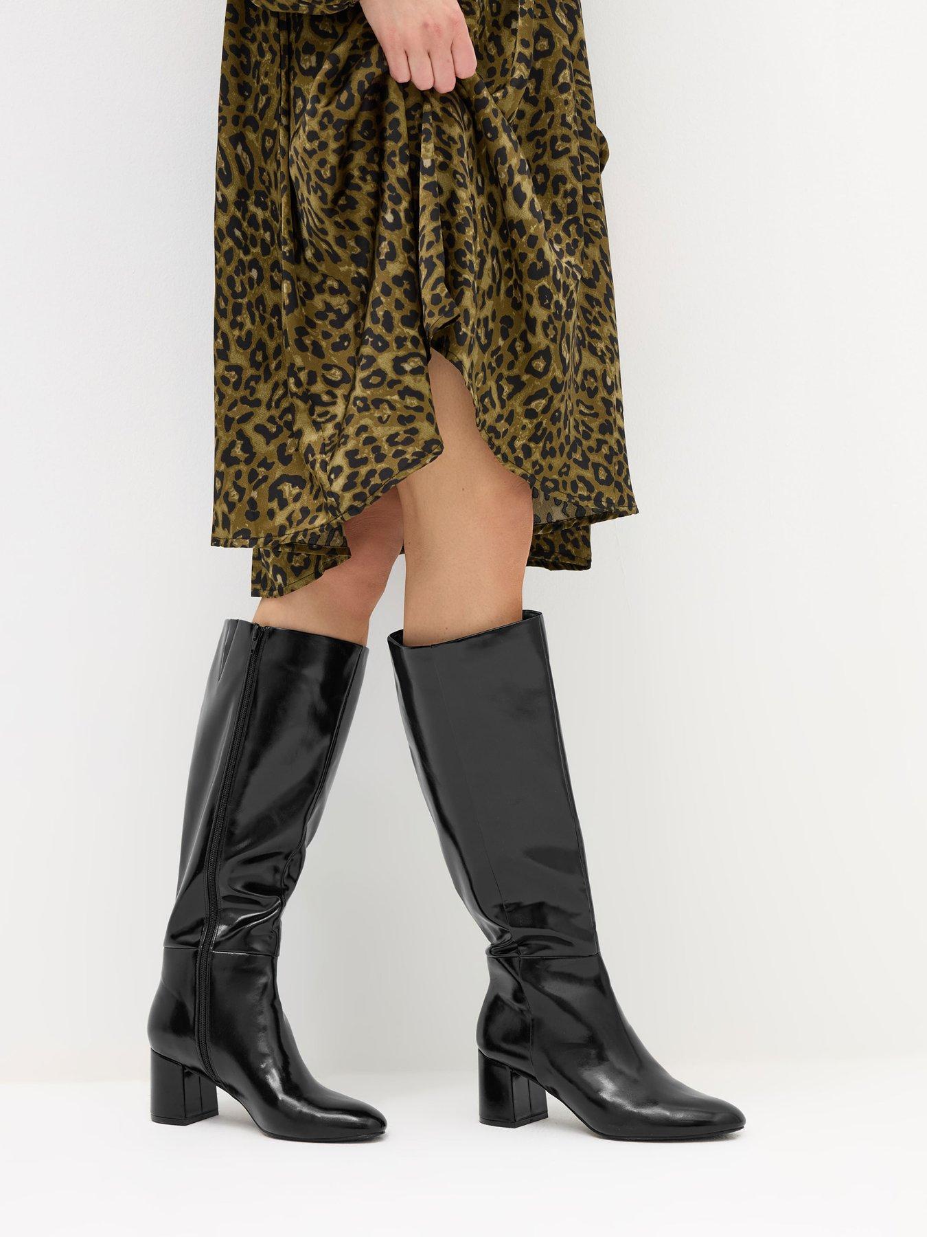 Image 4 of 4 of Long Tall Sally Knee High Block Heel Boot