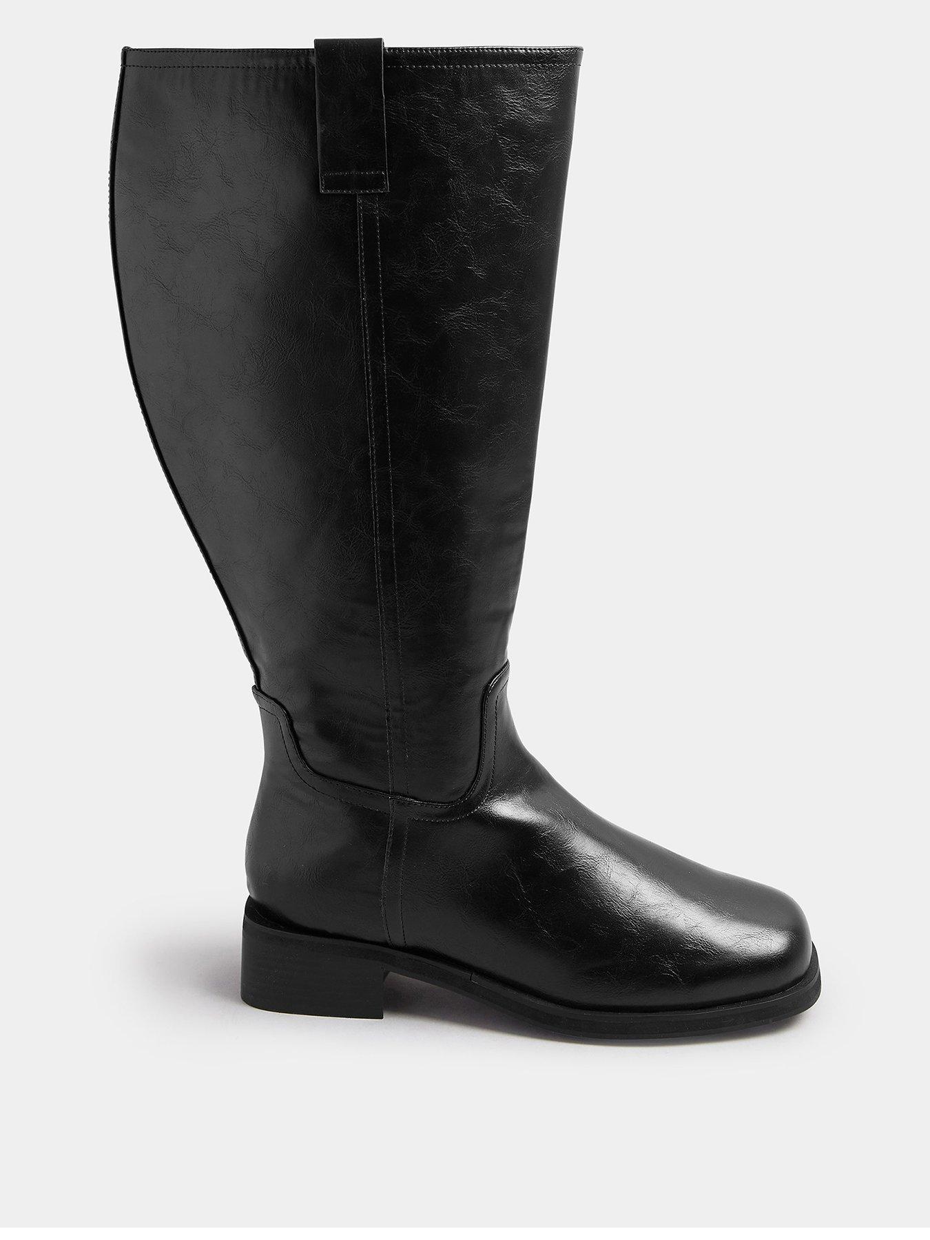 Yours Extra Wide Fit Pull On Boot - Black